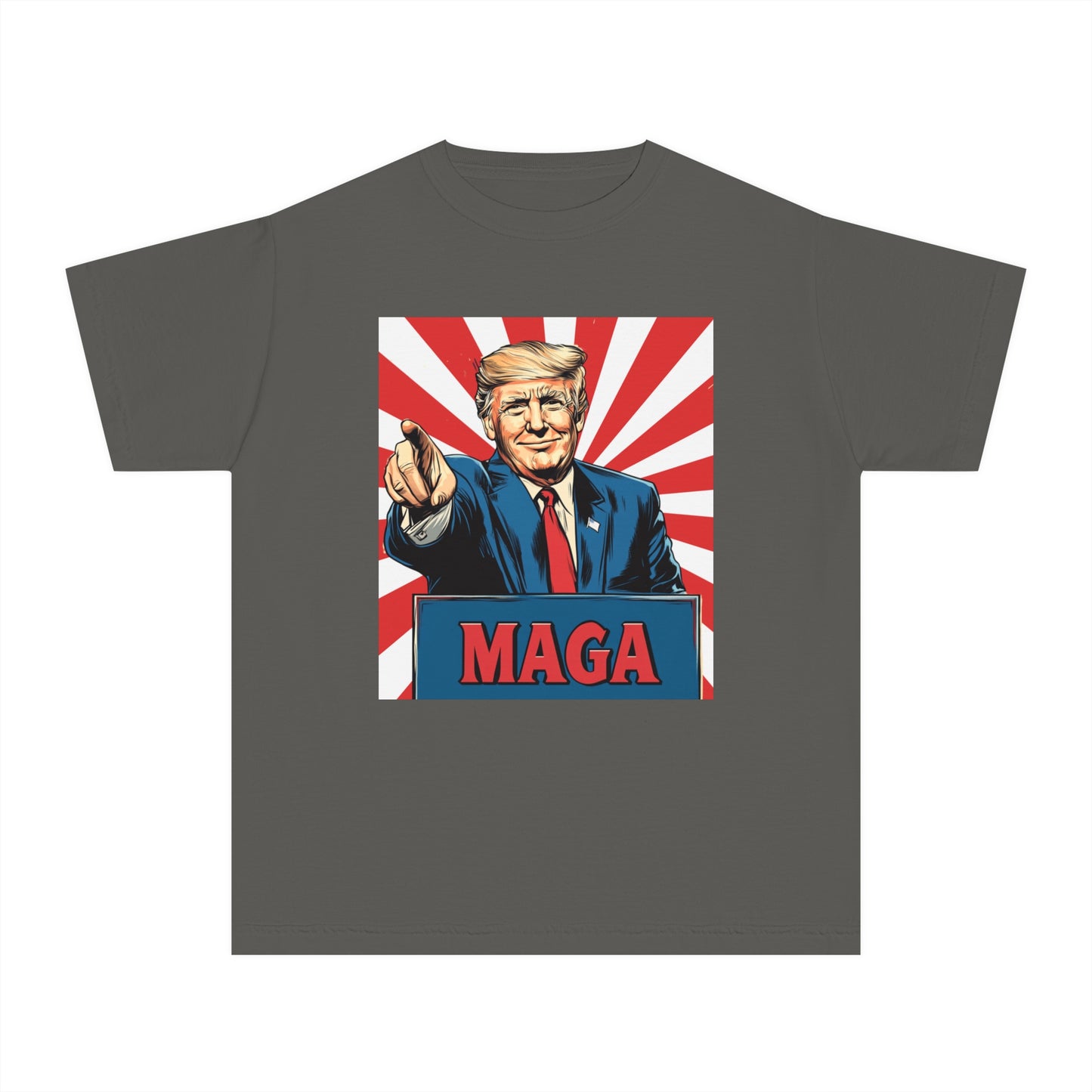 Youth Midweight Tee - MAGA Graphic T-Shirt for Kids