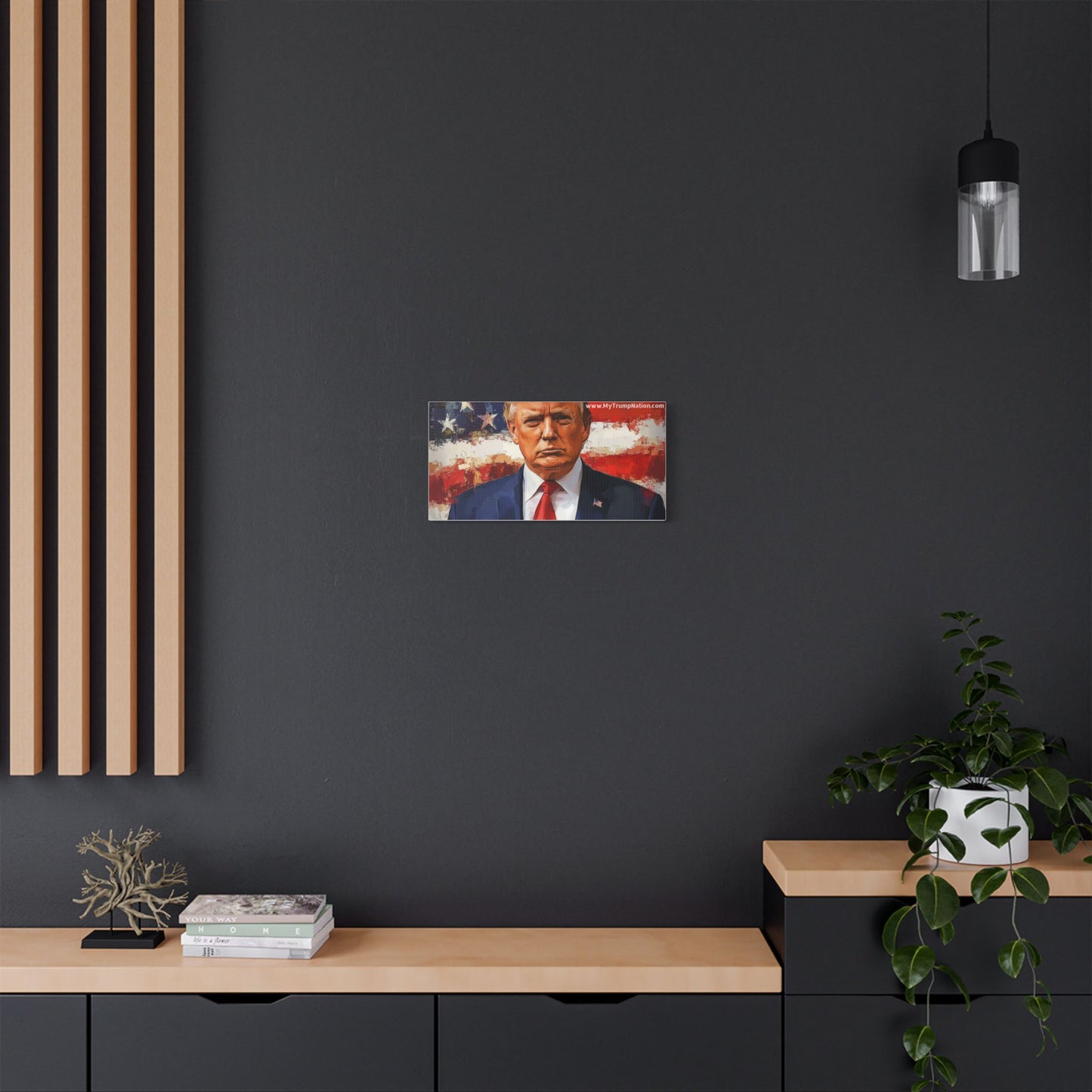 Donald Trump Patriotic Canvas Art