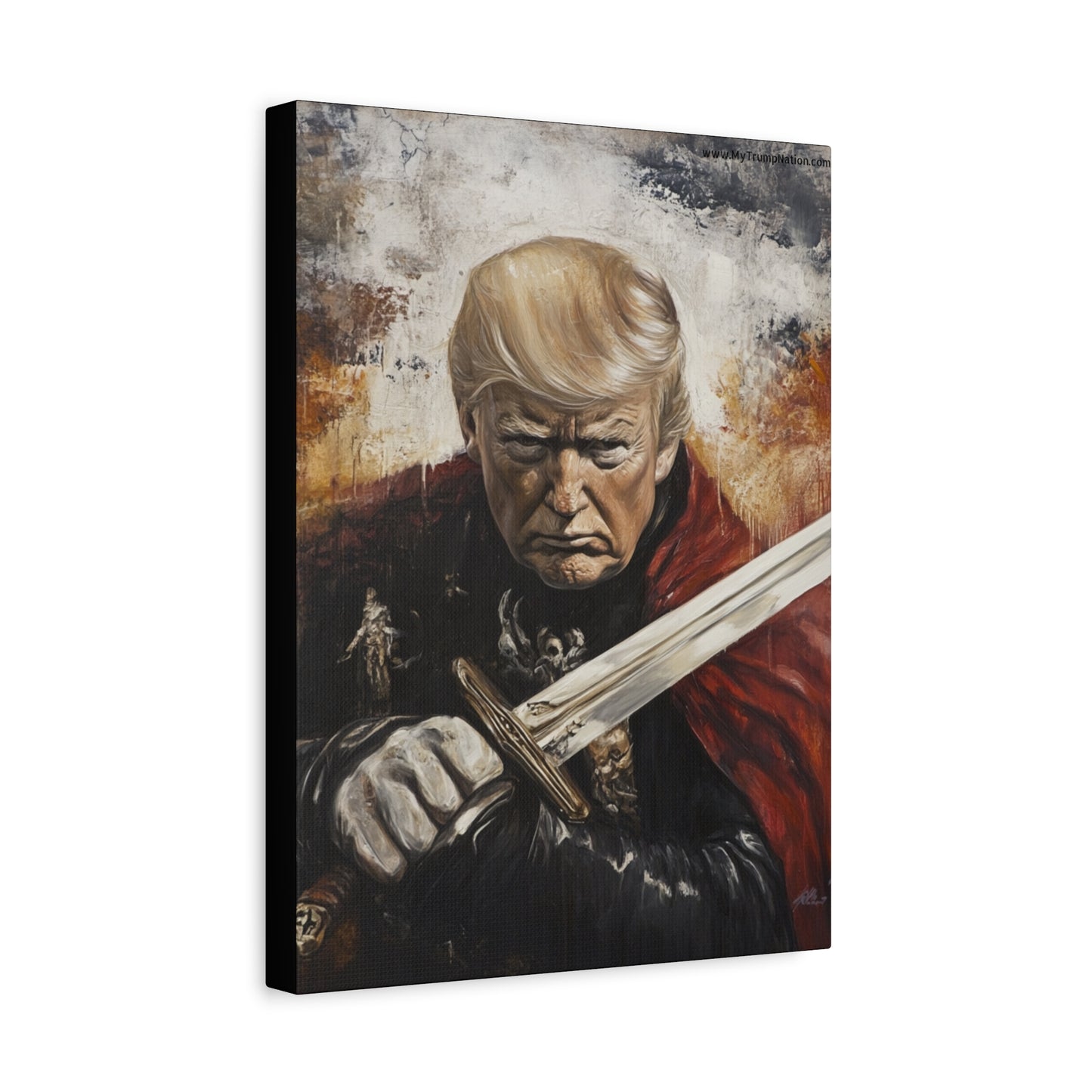Heroic Canvas Art - Dramatic Portrait of a Leader