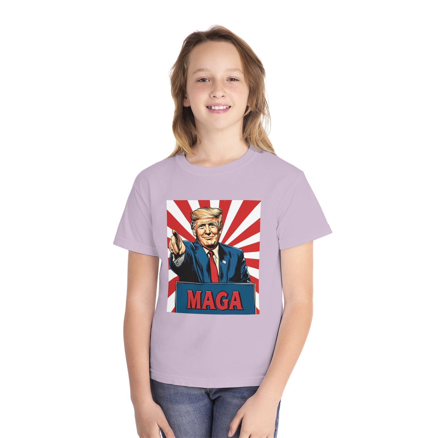 Youth Midweight Tee - MAGA Graphic T-Shirt for Kids