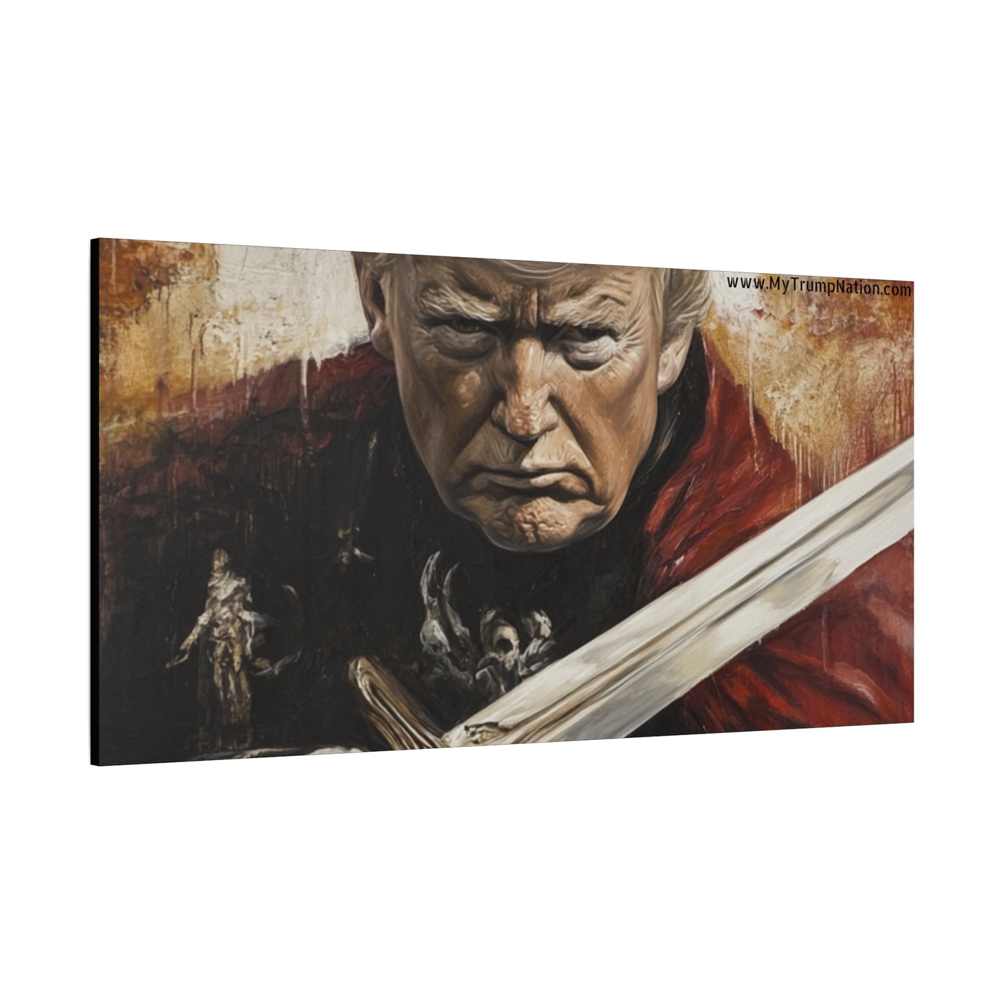 Heroic Canvas Art - Dramatic Portrait of a Leader