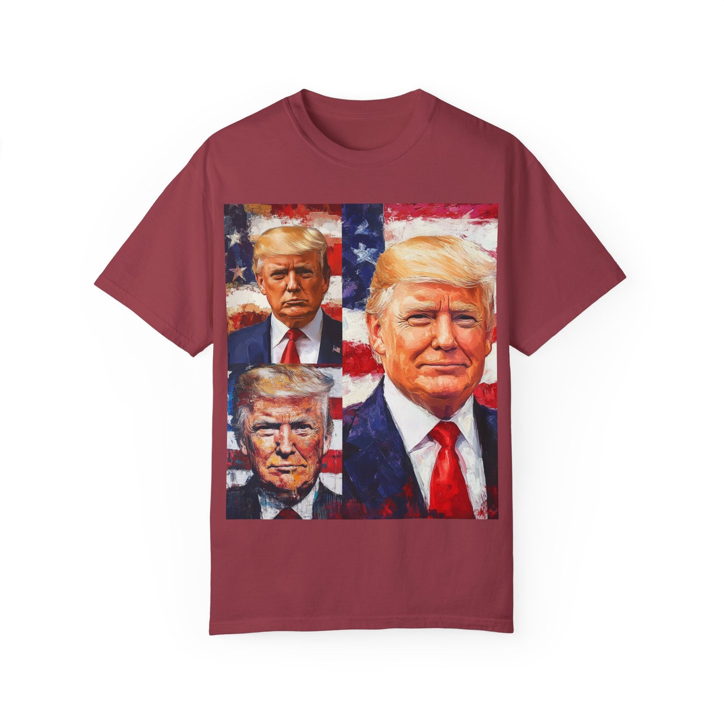Donald Trump Patriotic Multi-Portrait T-Shirt