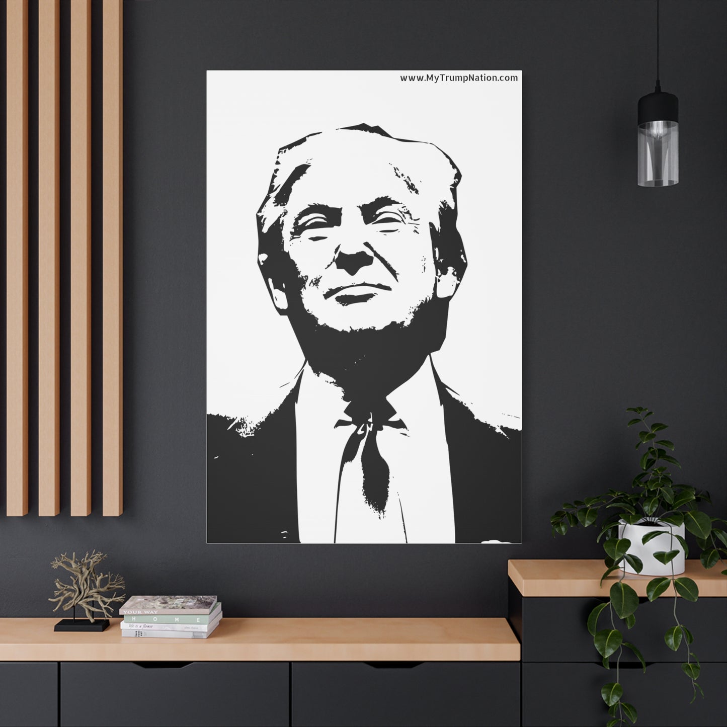 Bold Trump Canvas Art - Stretched Matte Wall Decor