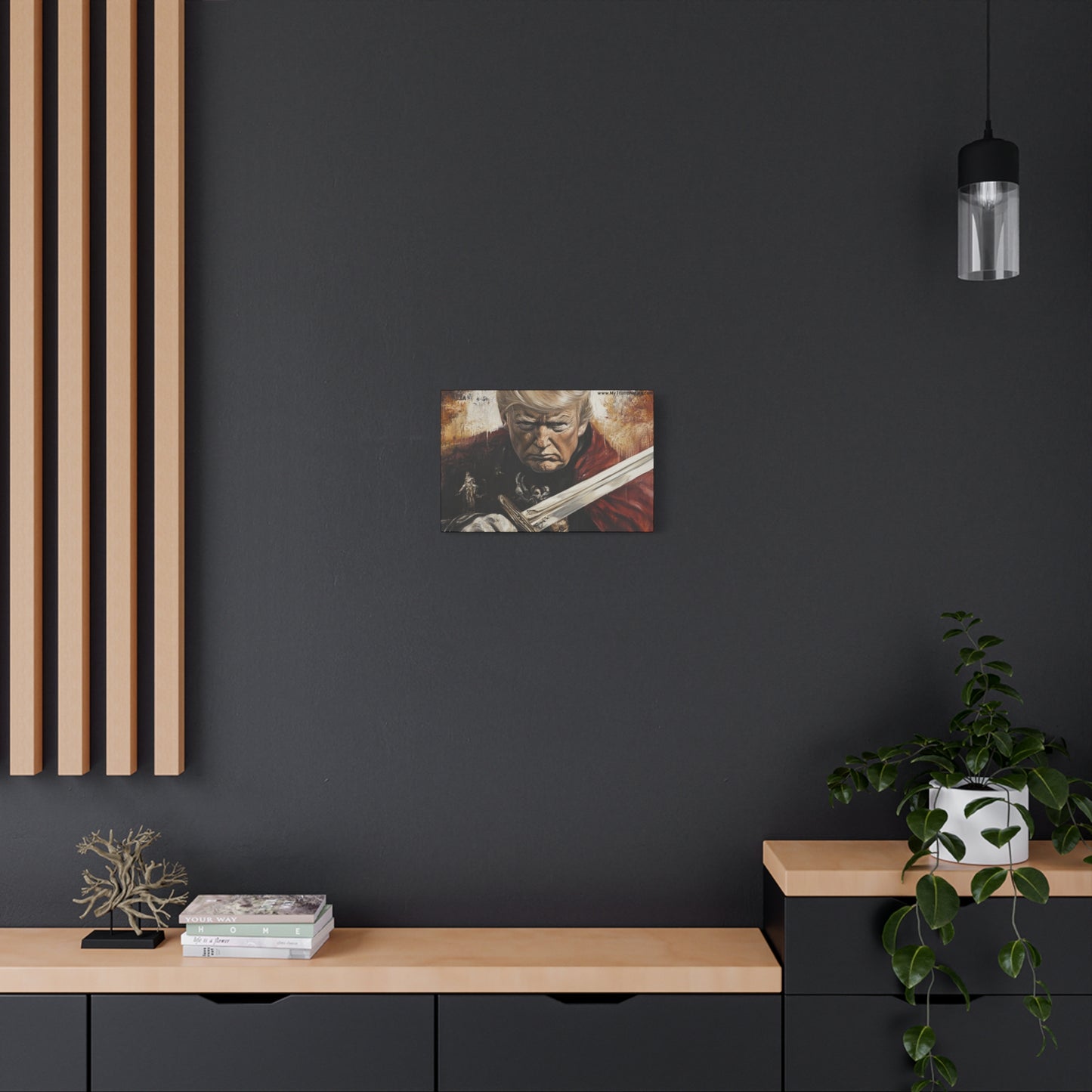 Heroic Canvas Art - Dramatic Portrait of a Leader
