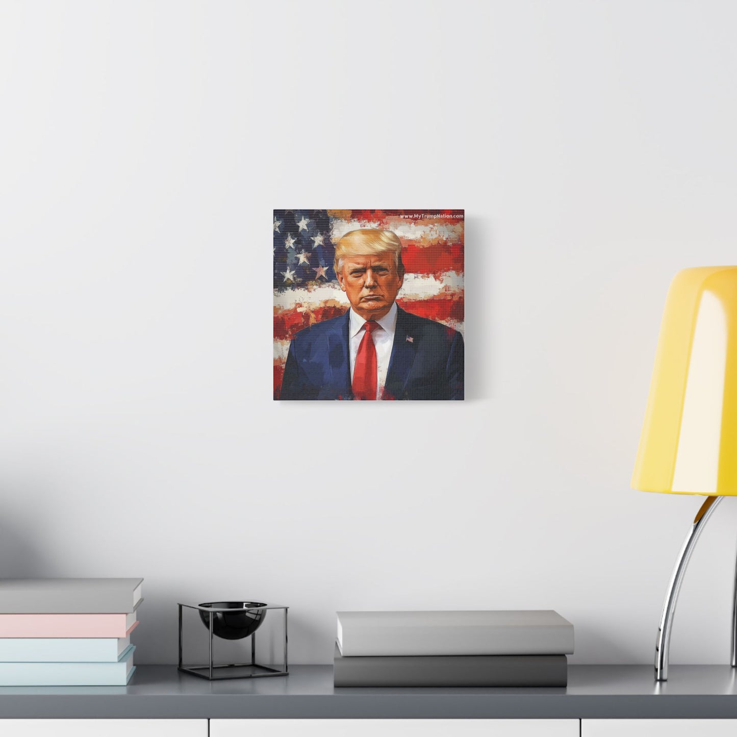 Donald Trump Patriotic Canvas Art