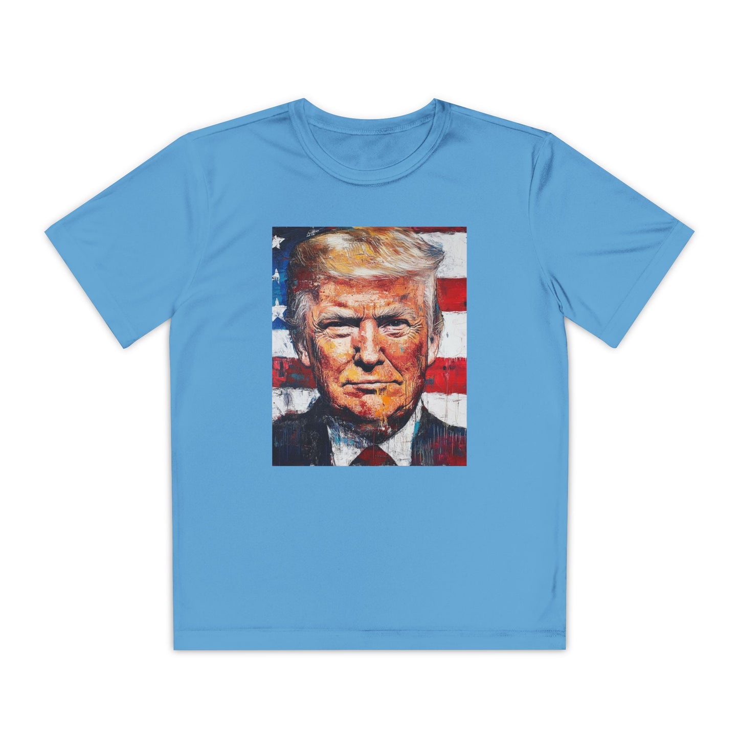 Youth Competitor Tee - Patriotic Donald Trump Art Shirt