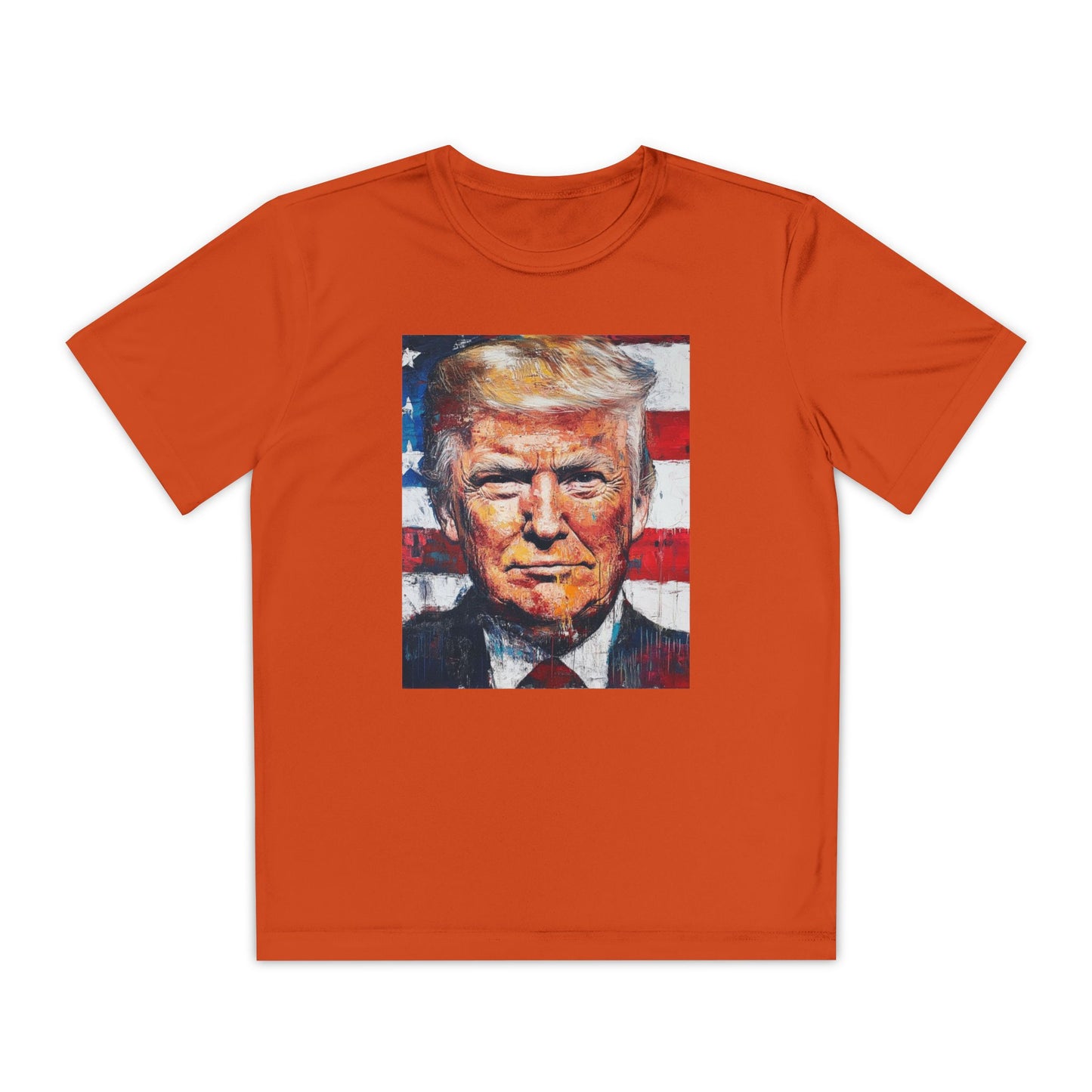 Youth Competitor Tee - Patriotic Donald Trump Art Shirt