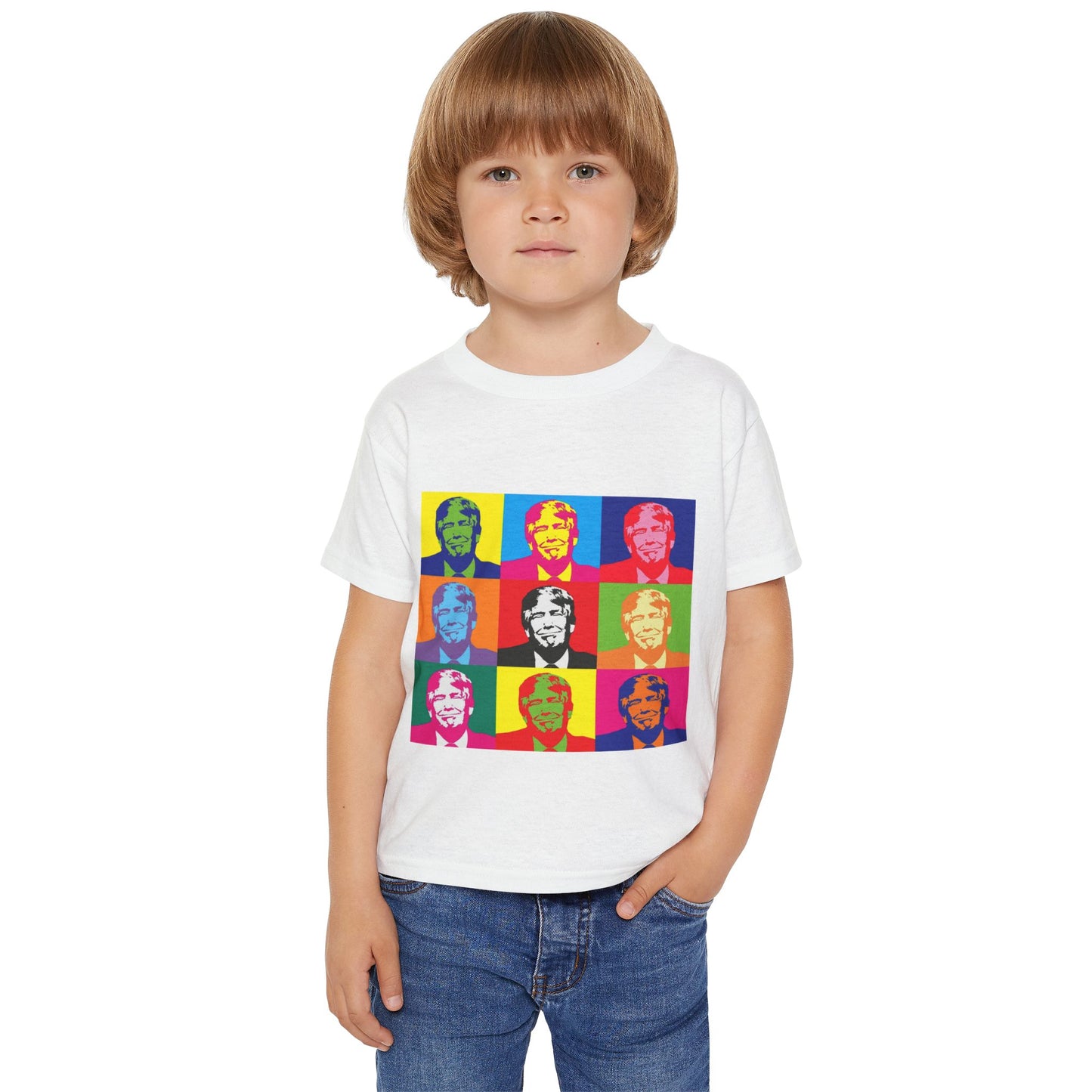 Colorful Pop Art Toddler T-Shirt - Fun & Playful Design