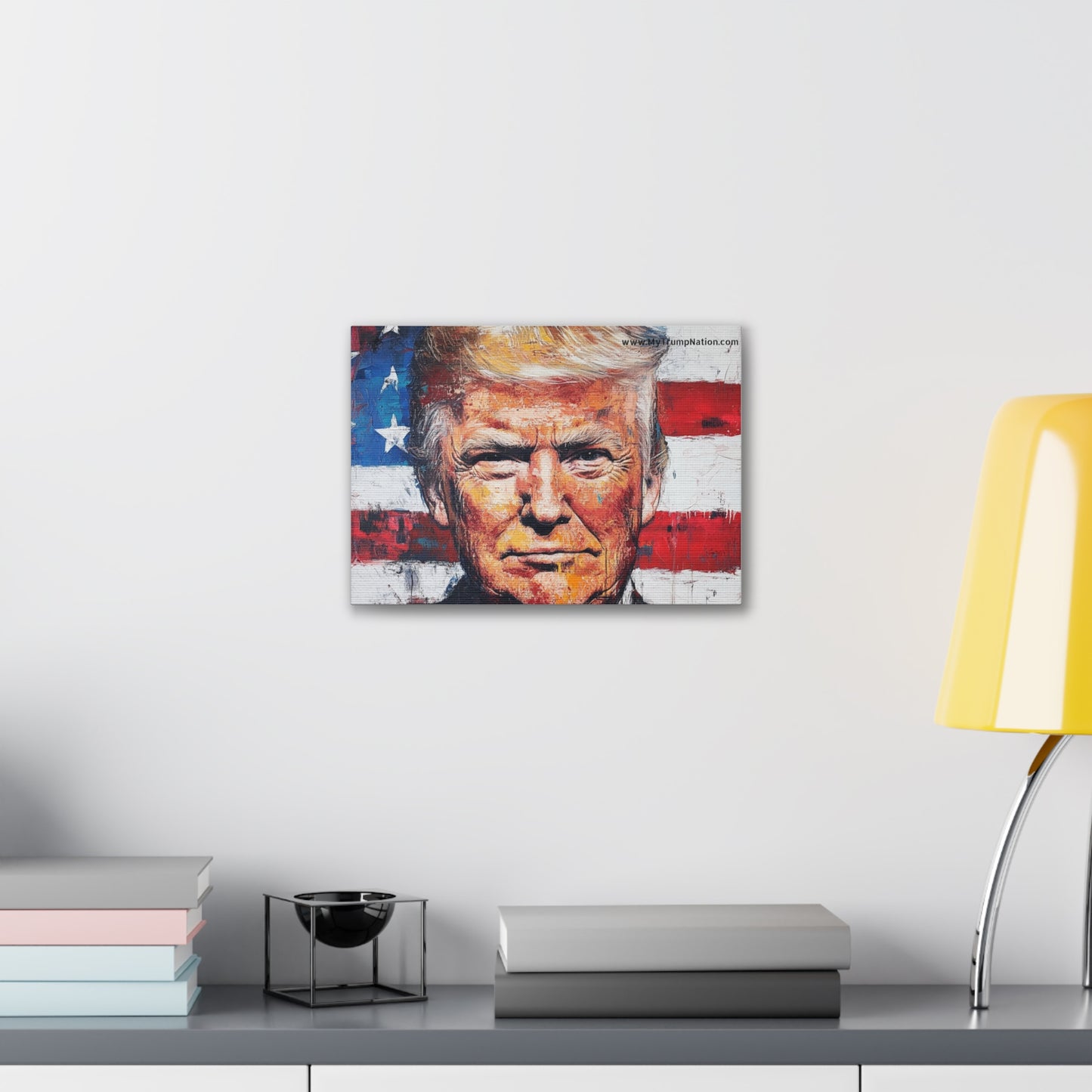 Donald Trump Patriotic Canvas Art