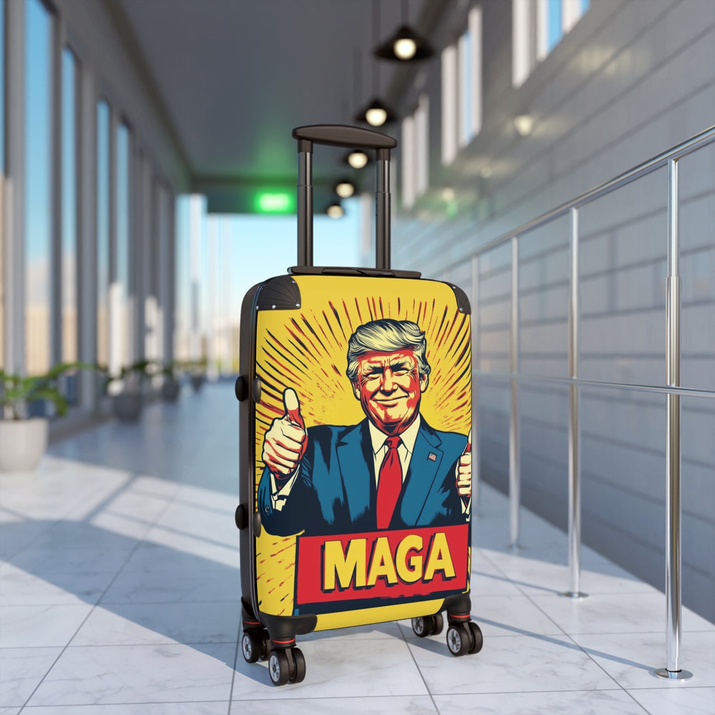 MAGA Themed Suitcase – Travel with Style and Patriotism