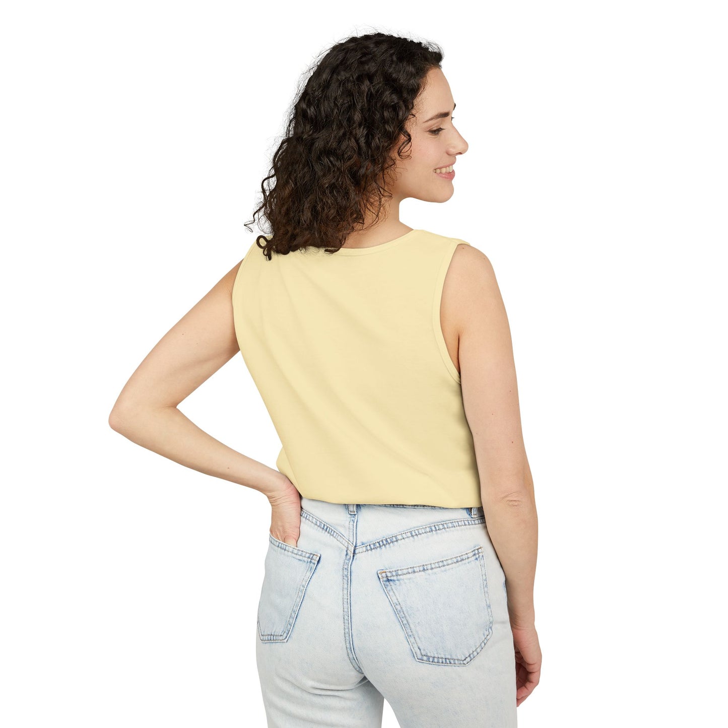 Unisex Garment-Dyed Tank Top - MAGA Graphic Tee for Political Enthusiasts