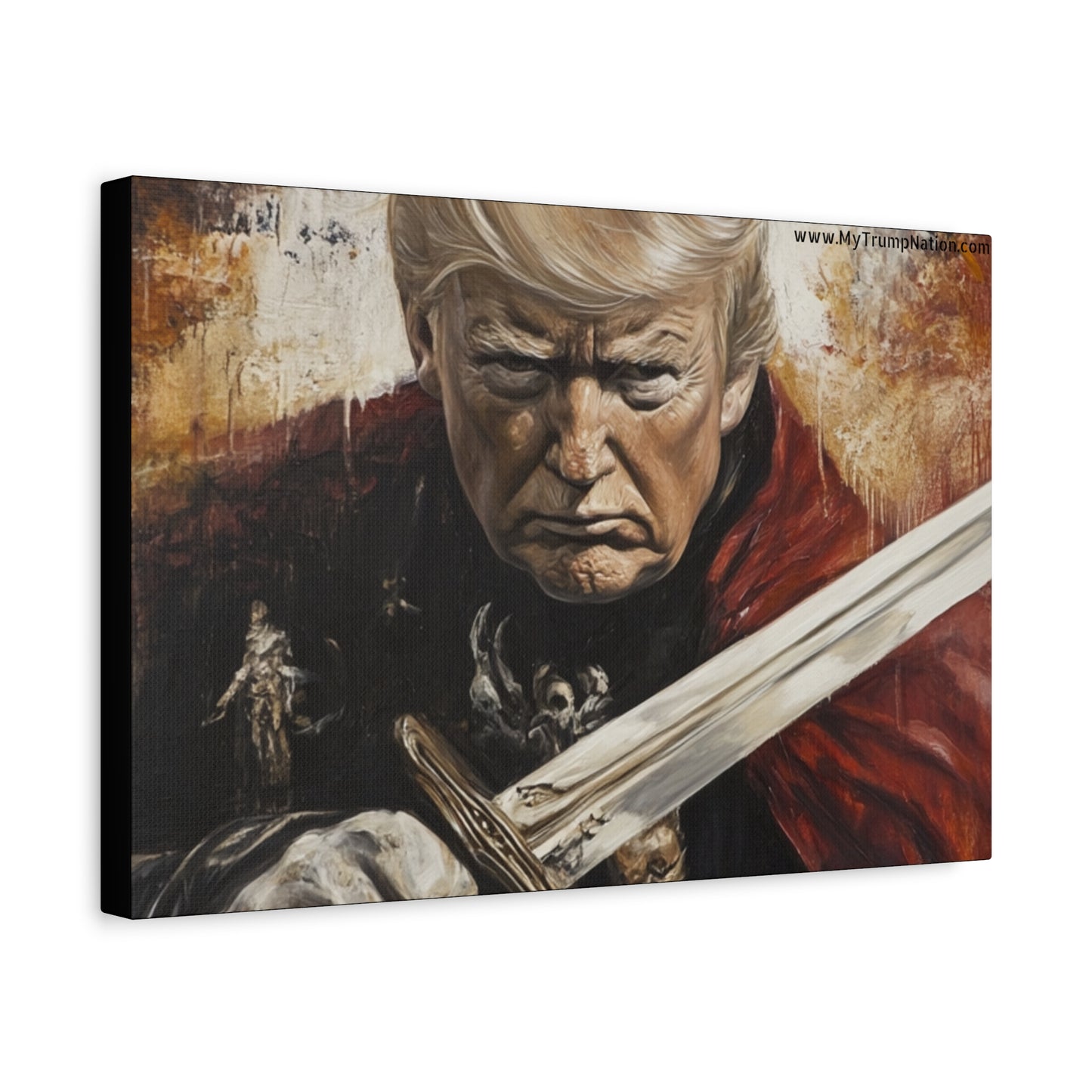Heroic Canvas Art - Dramatic Portrait of a Leader
