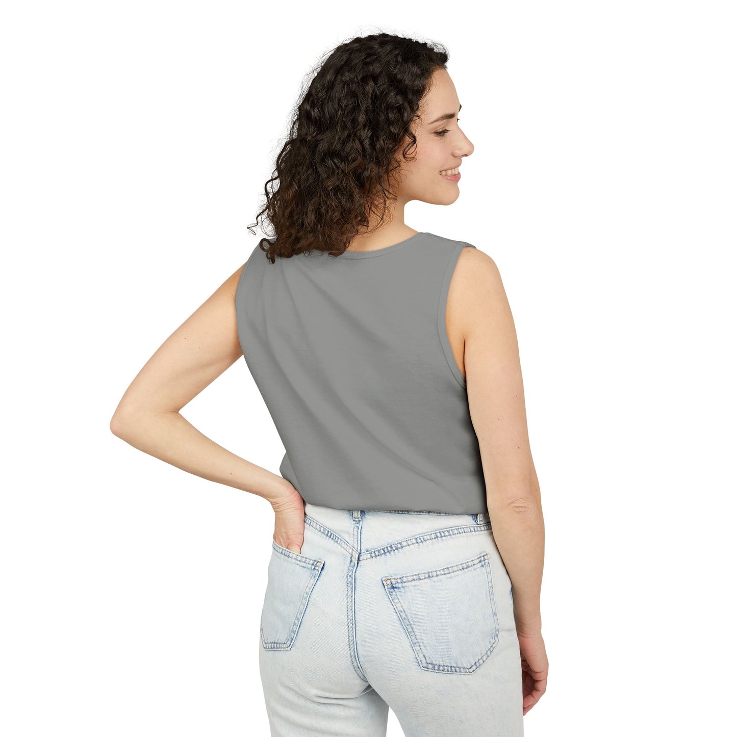 Unisex Garment-Dyed Tank Top - MAGA Graphic Tee for Political Enthusiasts