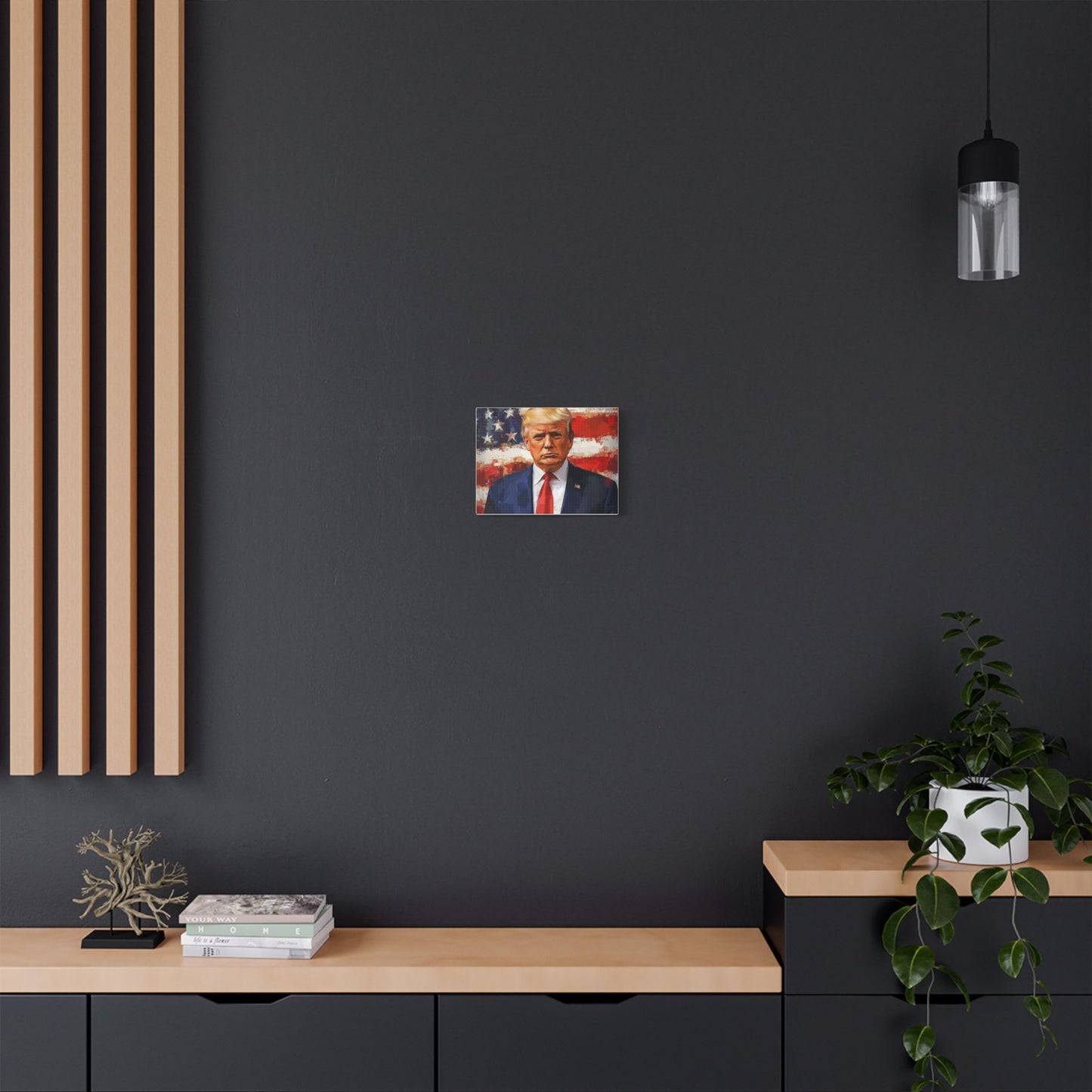 Donald Trump Patriotic Canvas Art