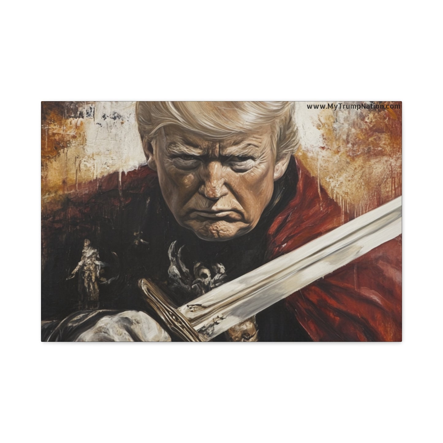 Heroic Canvas Art - Dramatic Portrait of a Leader