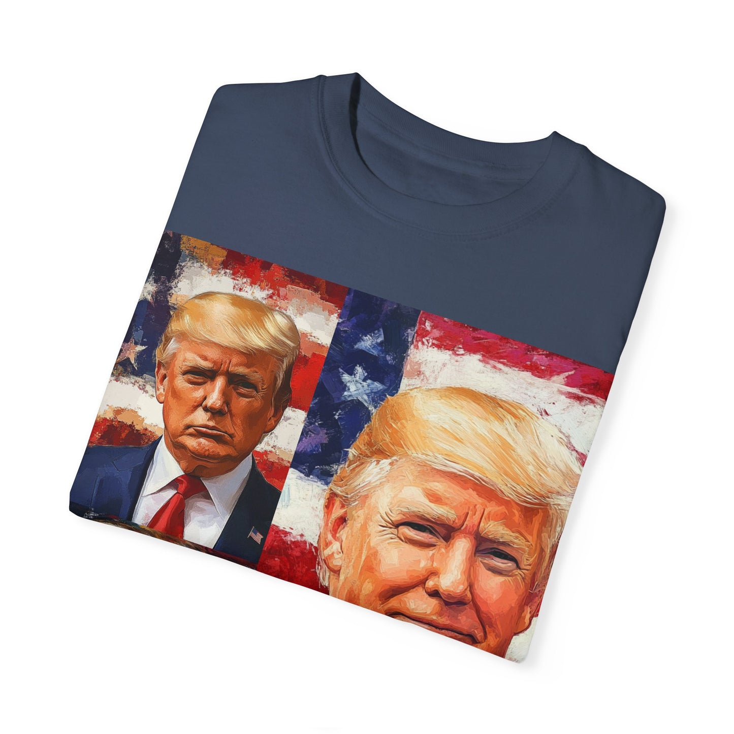 Donald Trump Patriotic Multi-Portrait T-Shirt