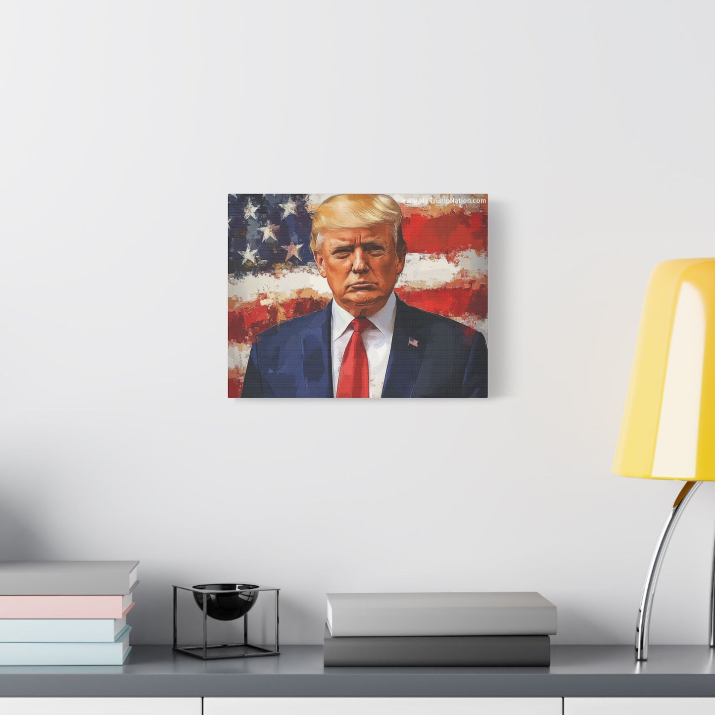 Donald Trump Patriotic Canvas Art