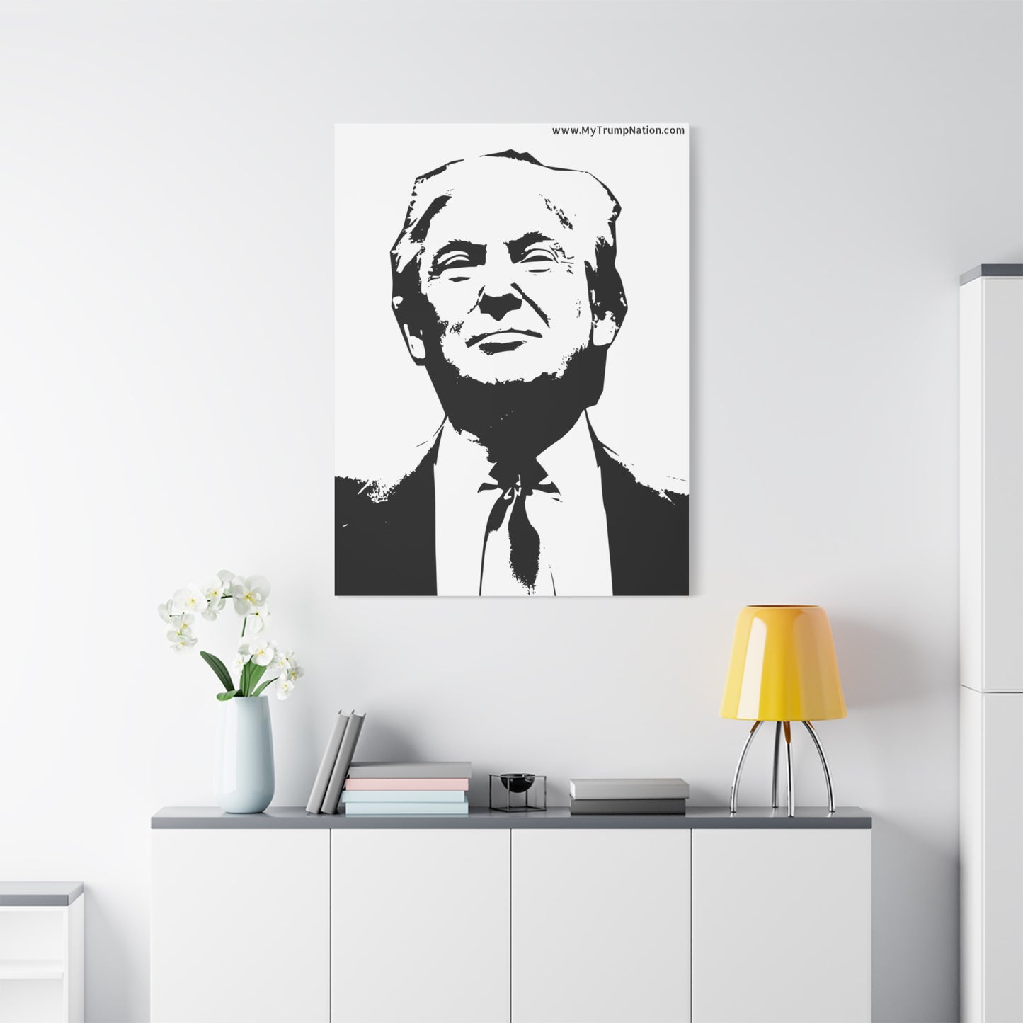Bold Trump Canvas Art - Stretched Matte Wall Decor