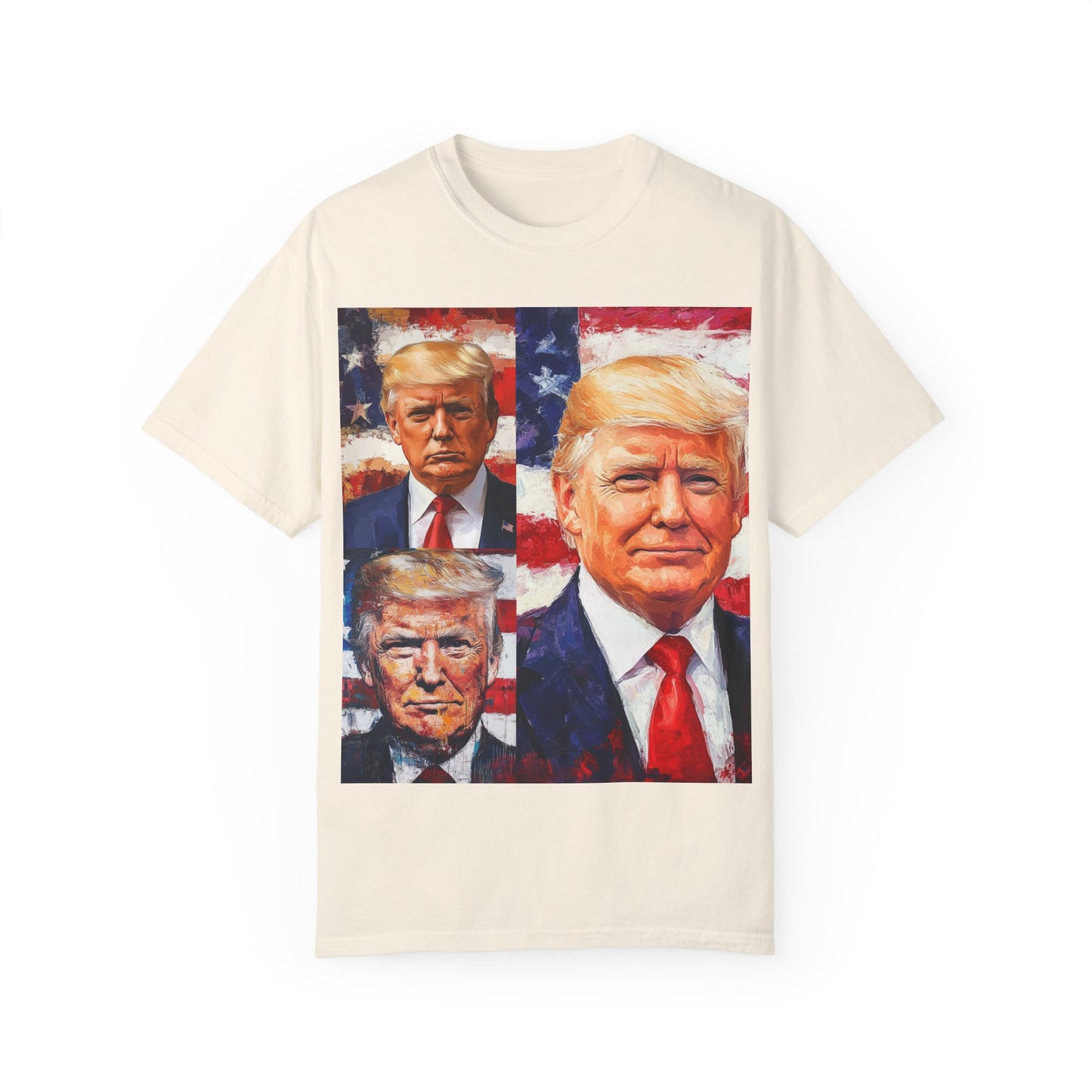 Donald Trump Patriotic Multi-Portrait T-Shirt