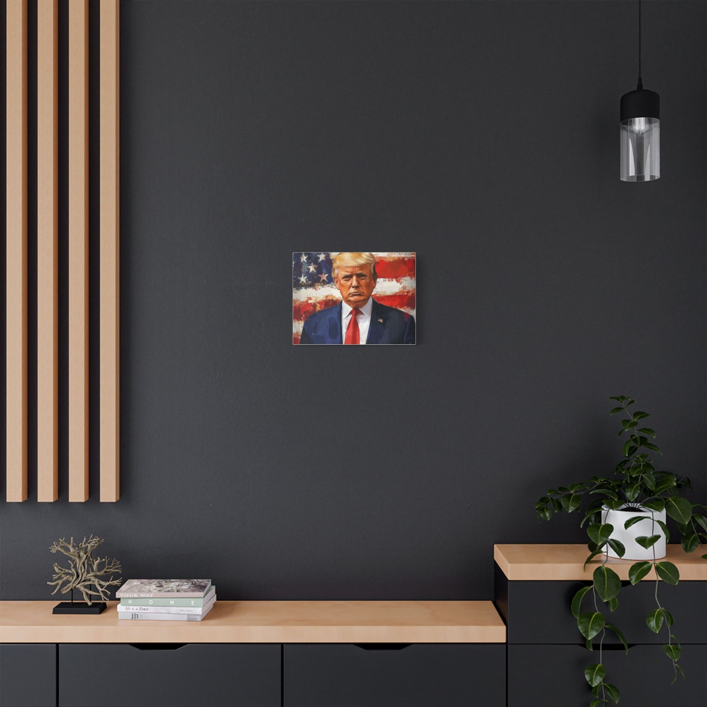 Donald Trump Patriotic Canvas Art