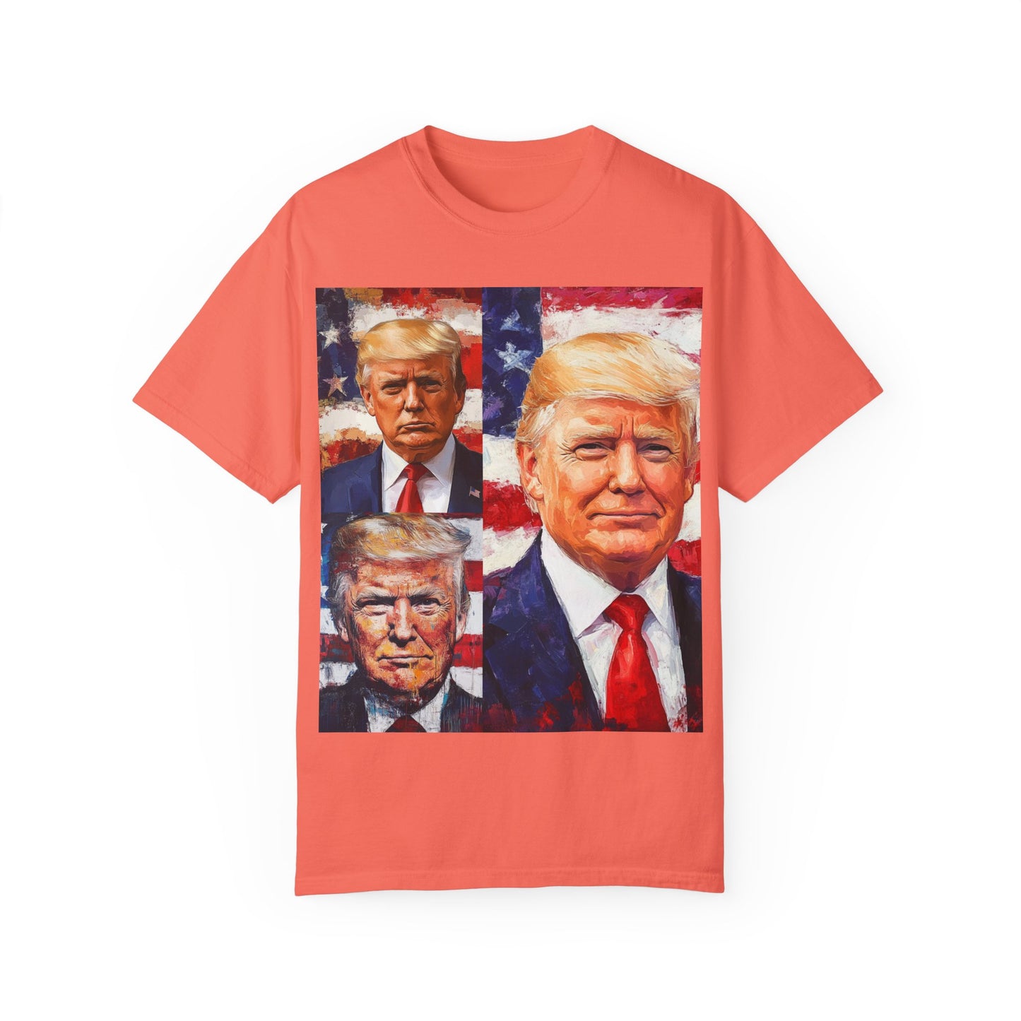Donald Trump Patriotic Multi-Portrait T-Shirt