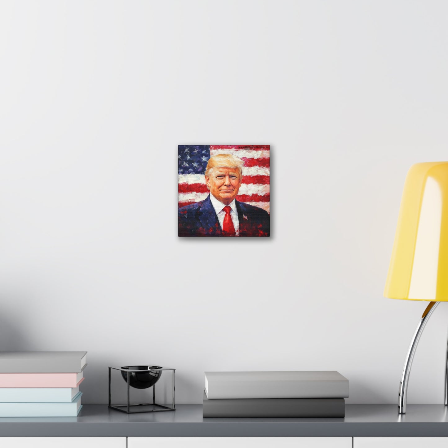 Donald Trump Patriotic Canvas Art