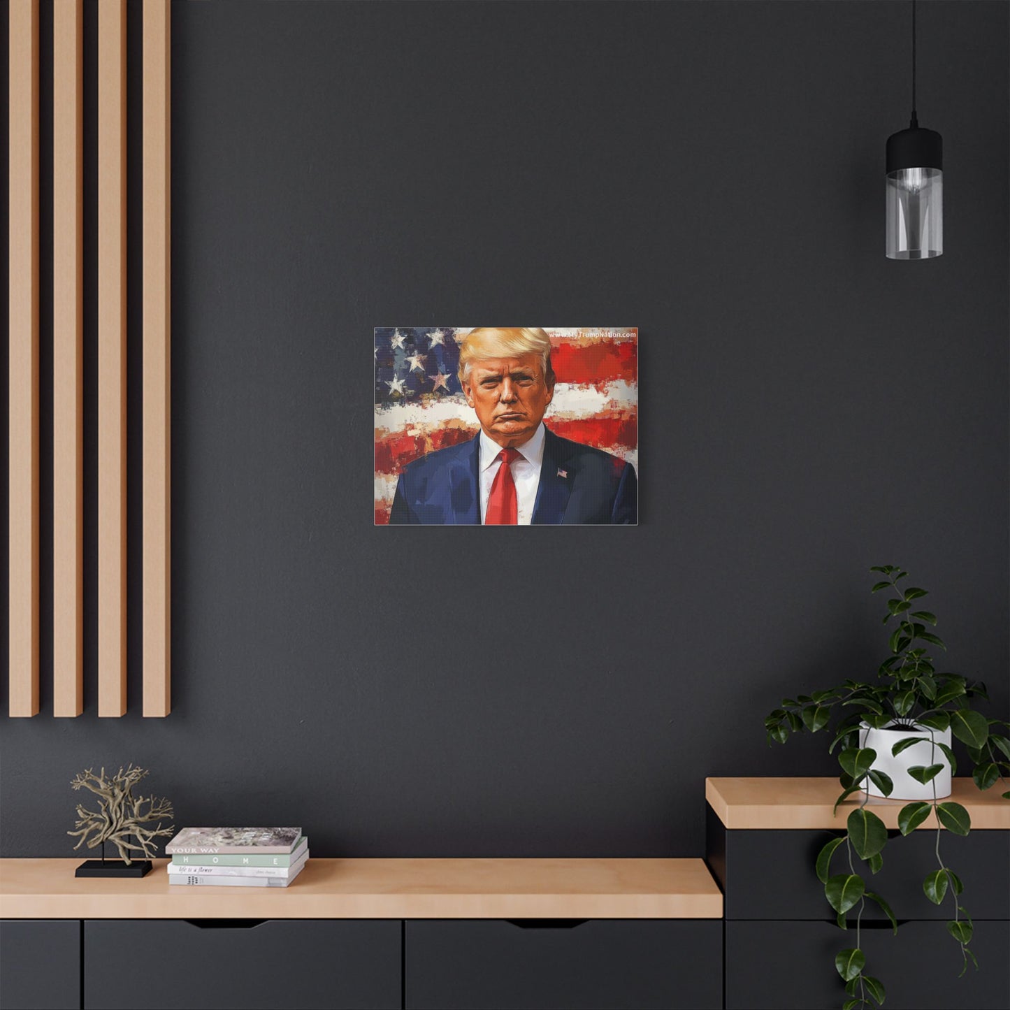 Donald Trump Patriotic Canvas Art