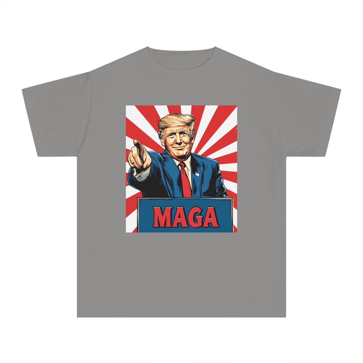 Youth Midweight Tee - MAGA Graphic T-Shirt for Kids