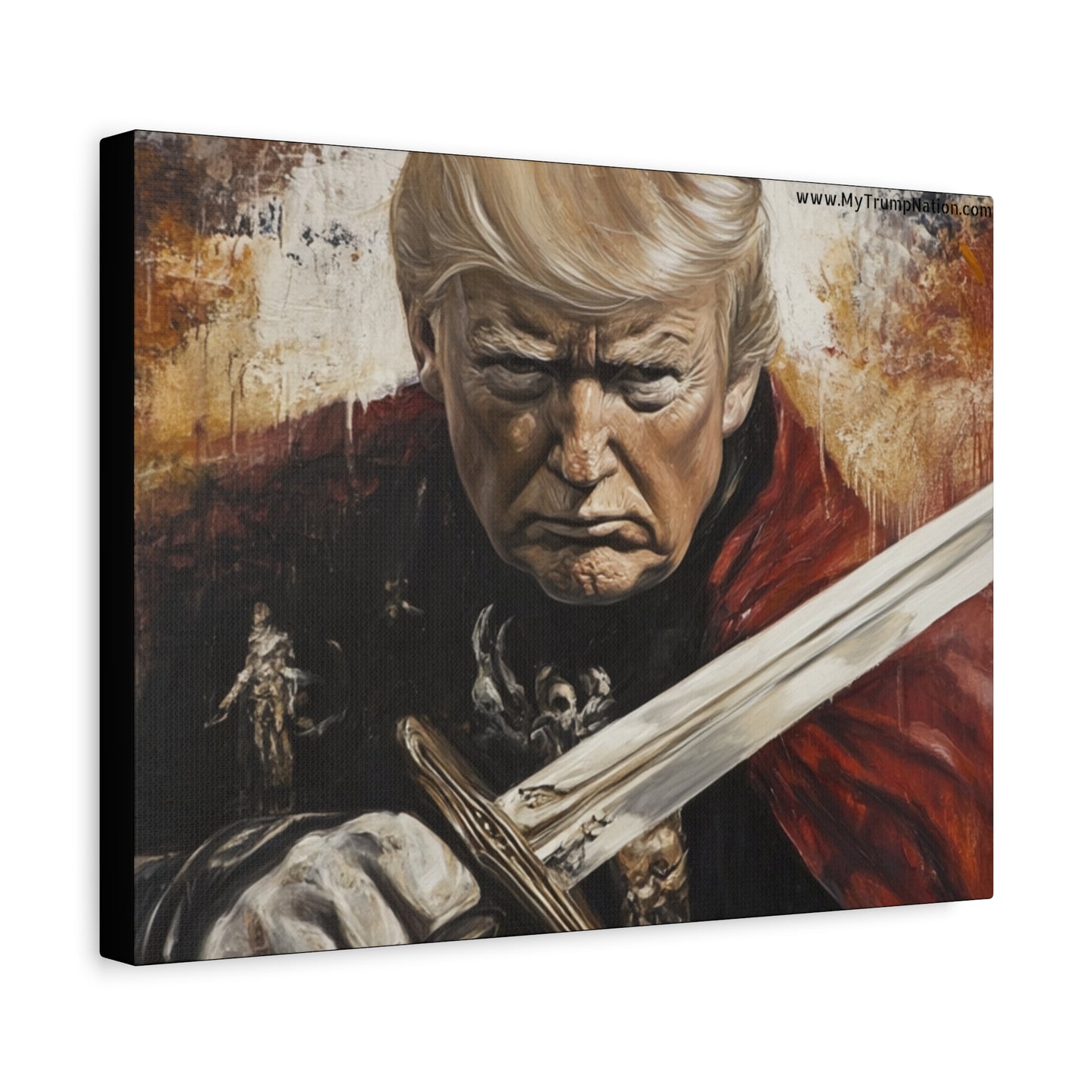 Heroic Canvas Art - Dramatic Portrait of a Leader