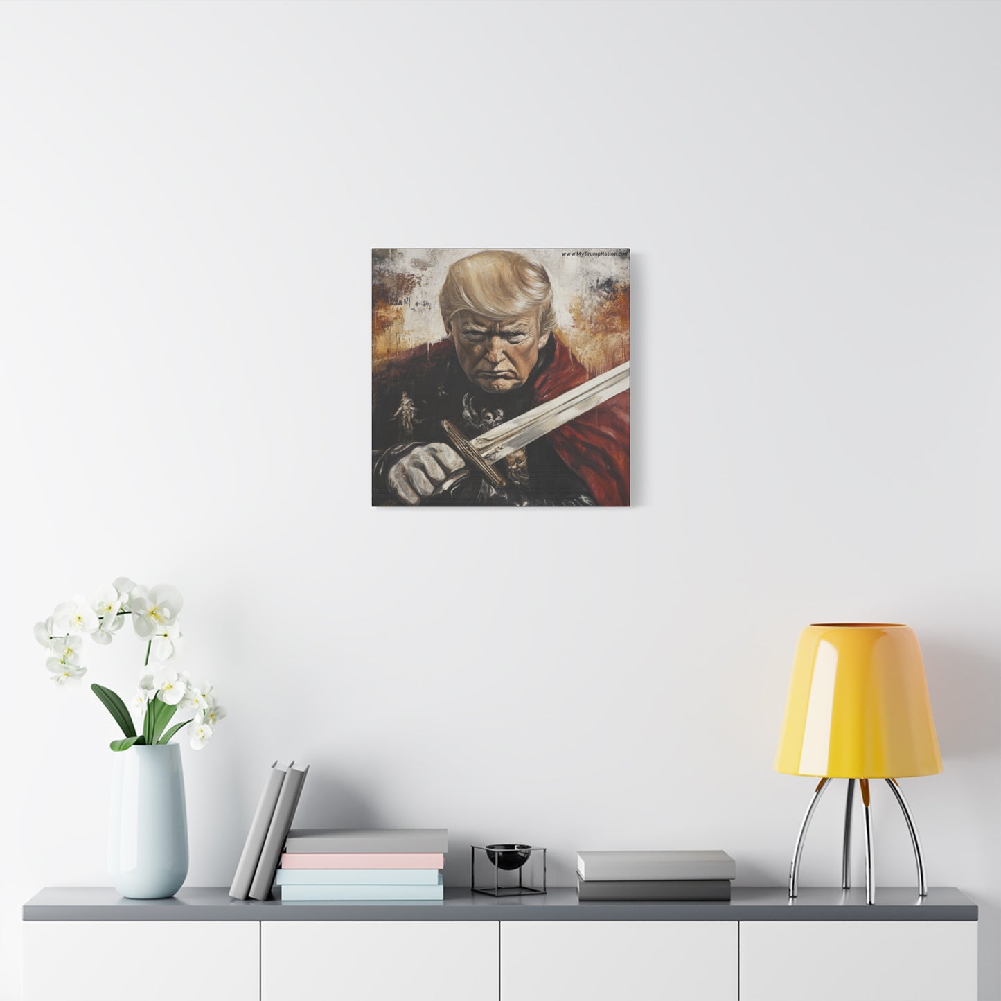 Heroic Canvas Art - Dramatic Portrait of a Leader