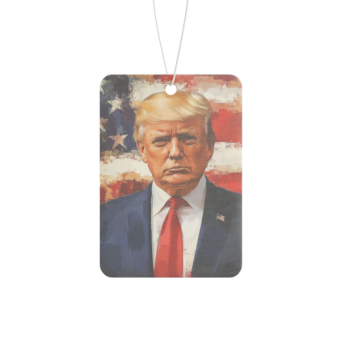 Patriotic Car Air Freshener - Trump Design