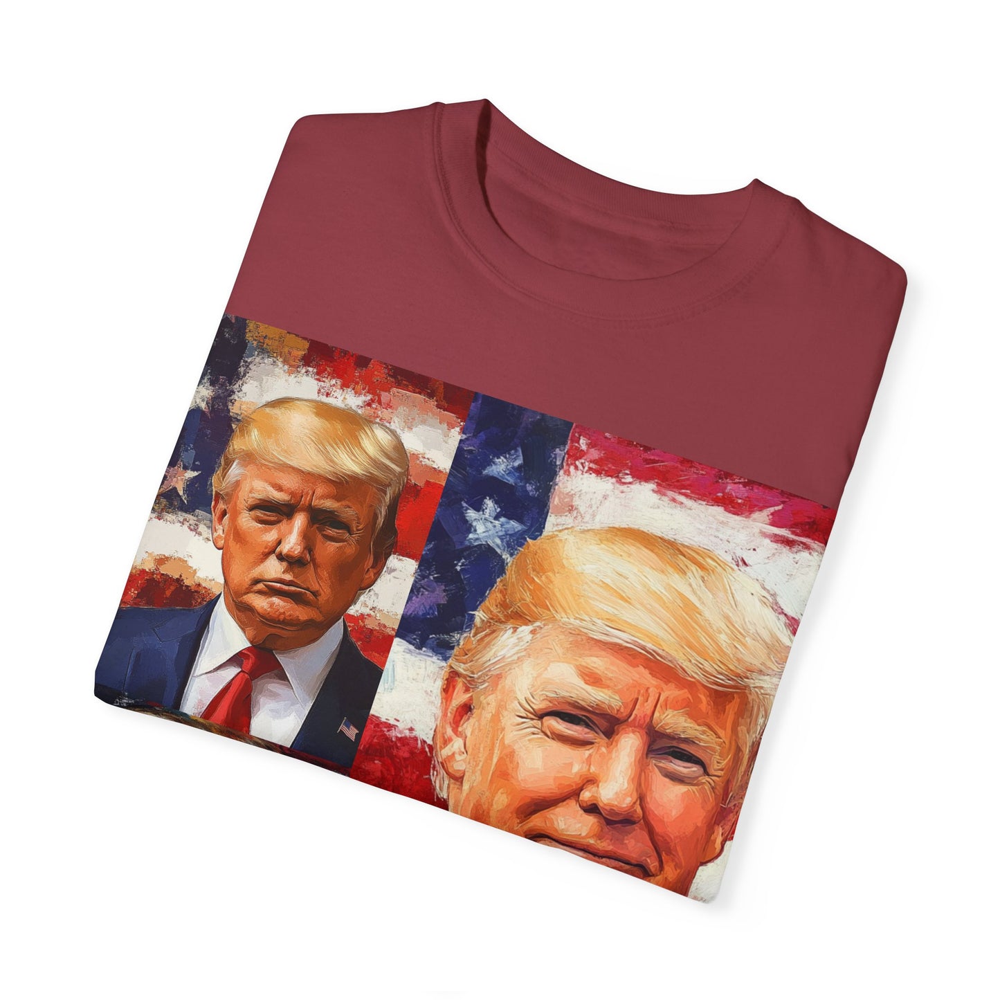 Donald Trump Patriotic Multi-Portrait T-Shirt