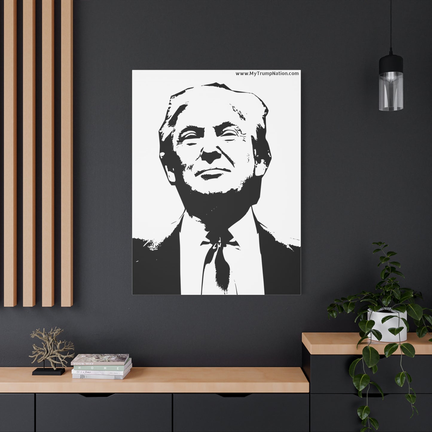 Bold Trump Canvas Art - Stretched Matte Wall Decor