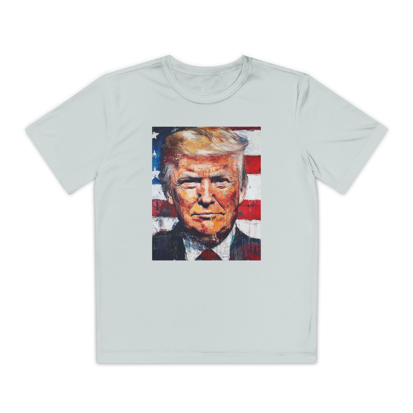 Youth Competitor Tee - Patriotic Donald Trump Art Shirt