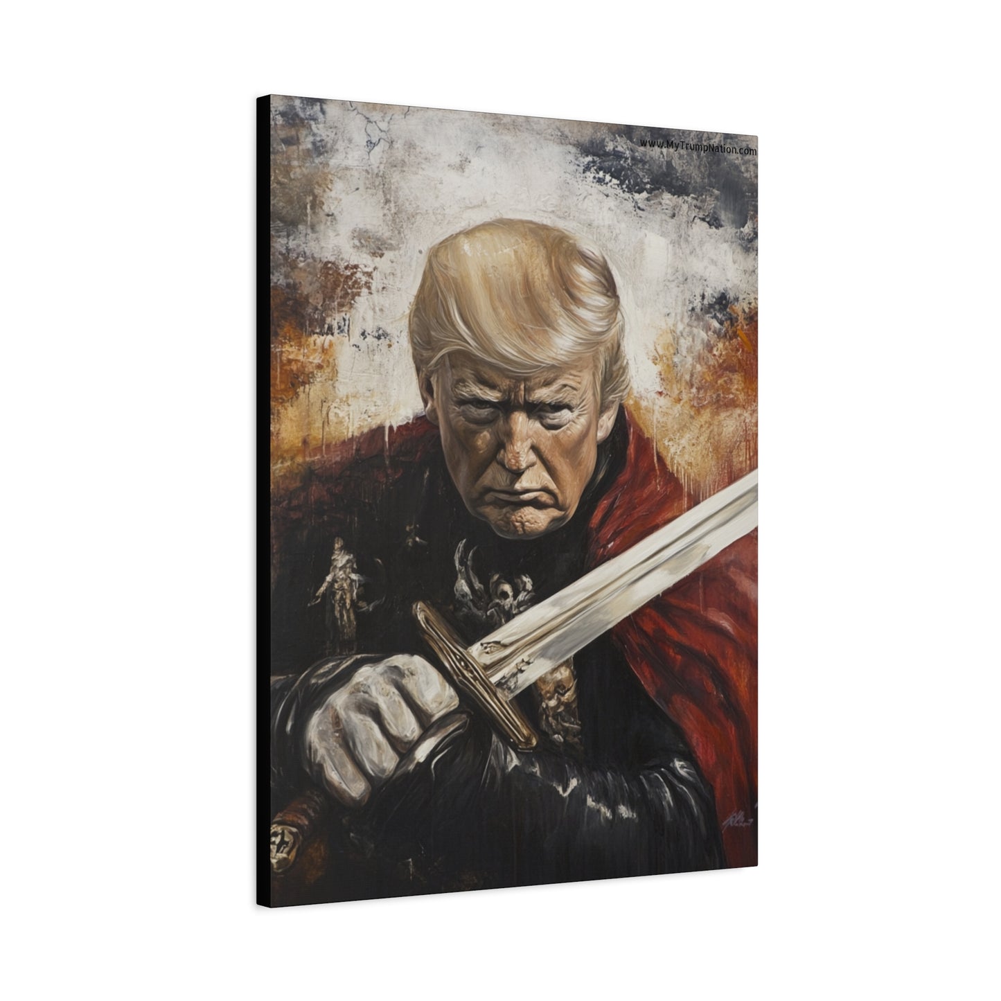 Heroic Canvas Art - Dramatic Portrait of a Leader