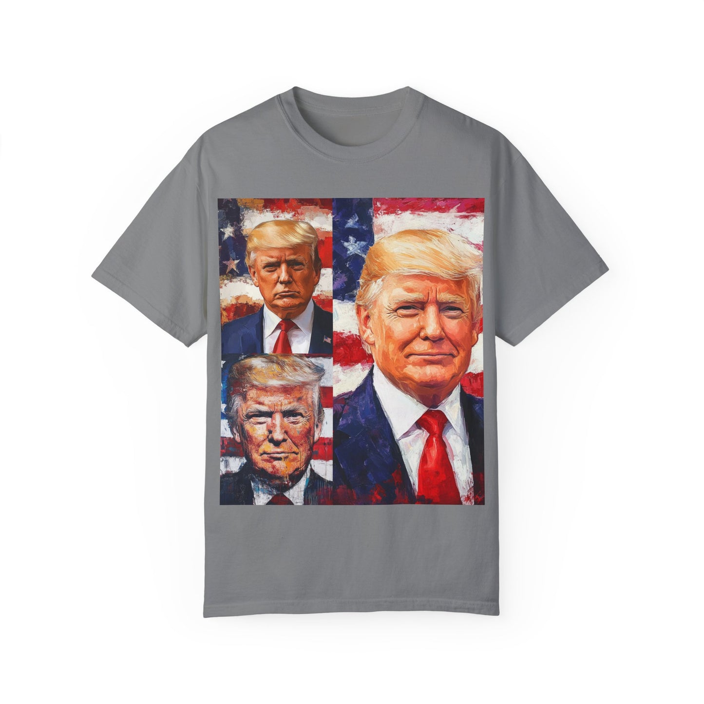 Donald Trump Patriotic Multi-Portrait T-Shirt
