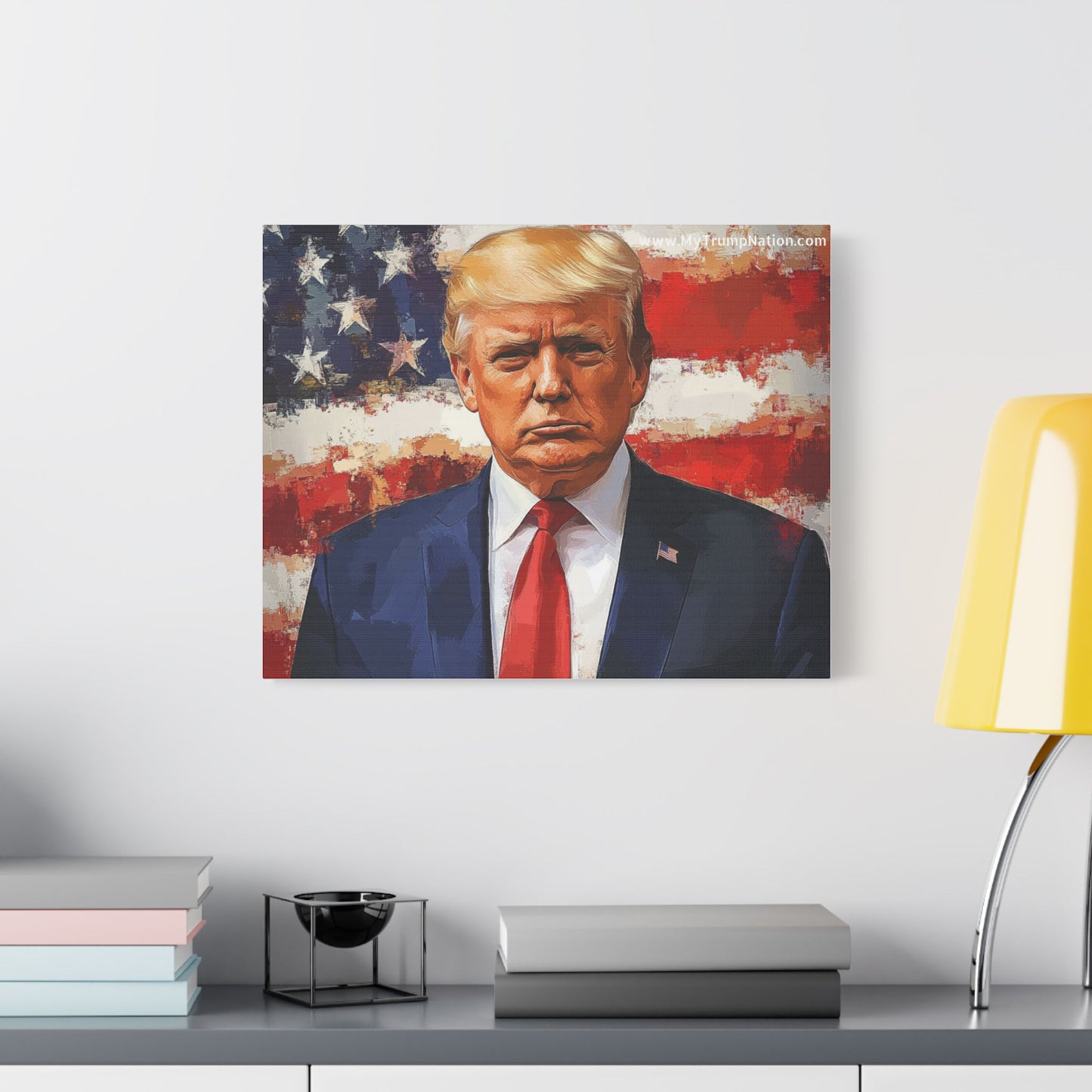 Donald Trump Patriotic Canvas Art