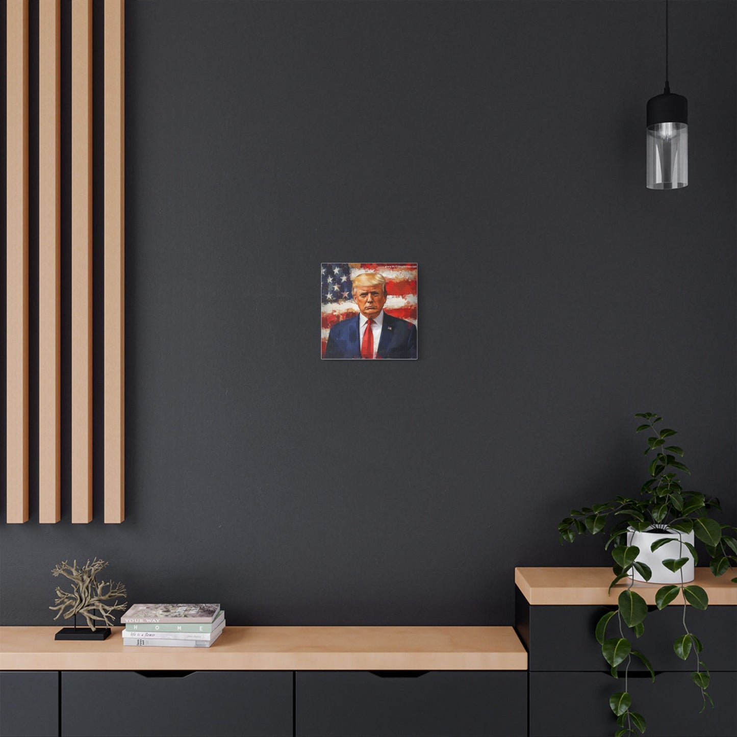 Donald Trump Patriotic Canvas Art