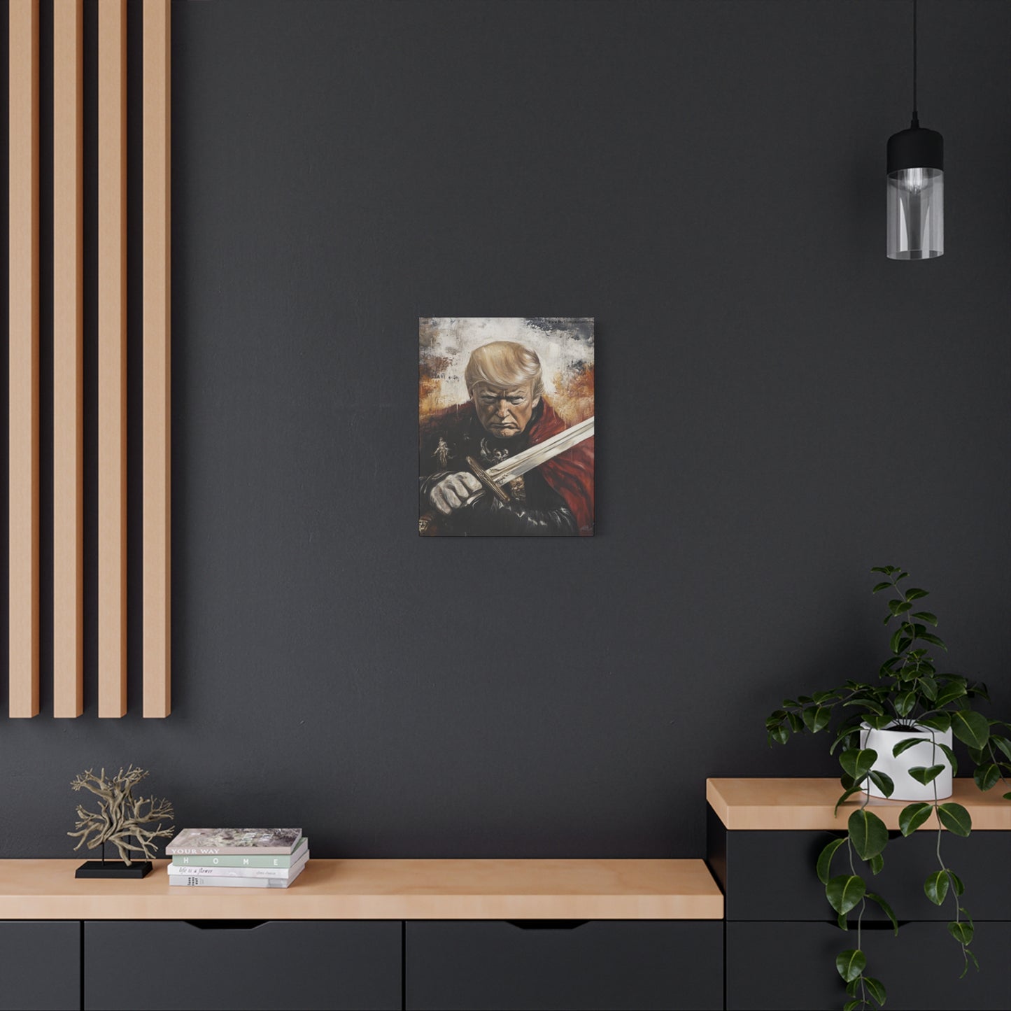 Heroic Canvas Art - Dramatic Portrait of a Leader