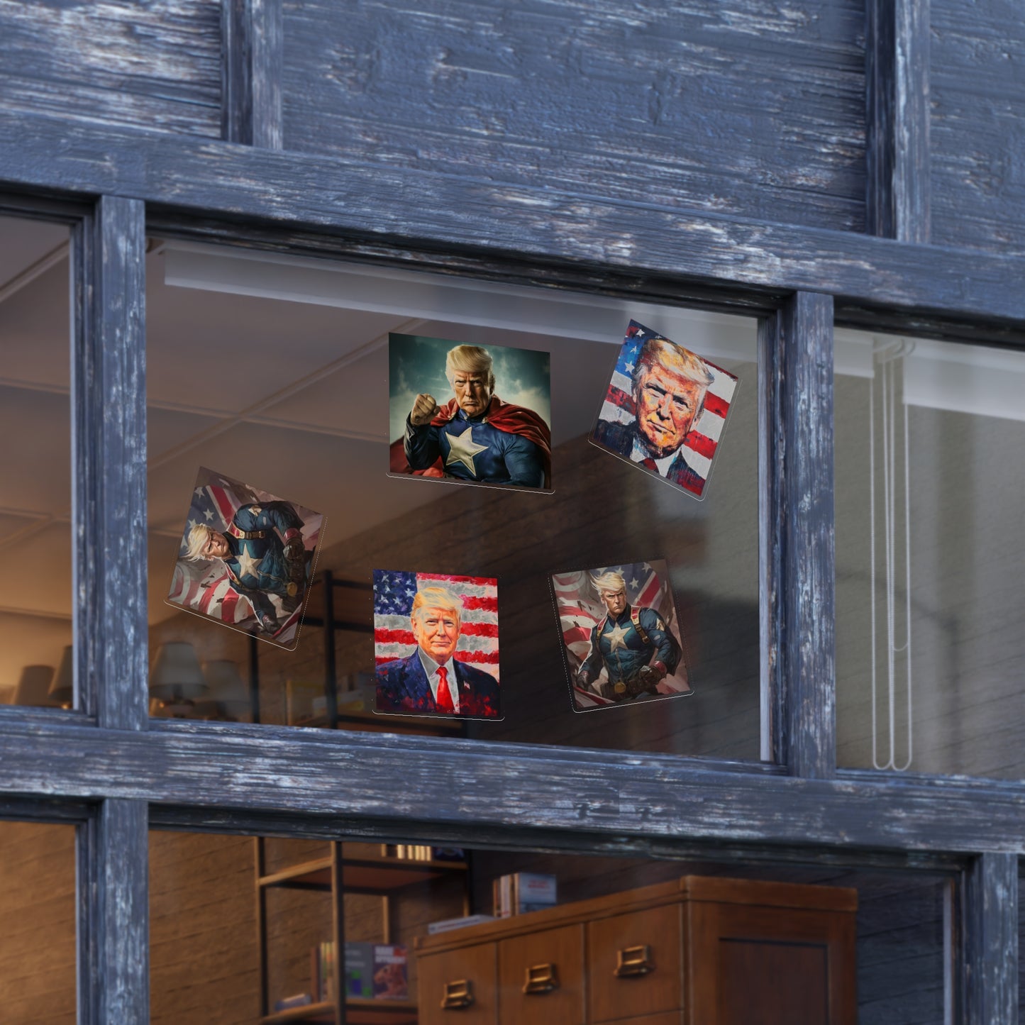 Donald Trump Patriotic Sticker Set, 10pcs