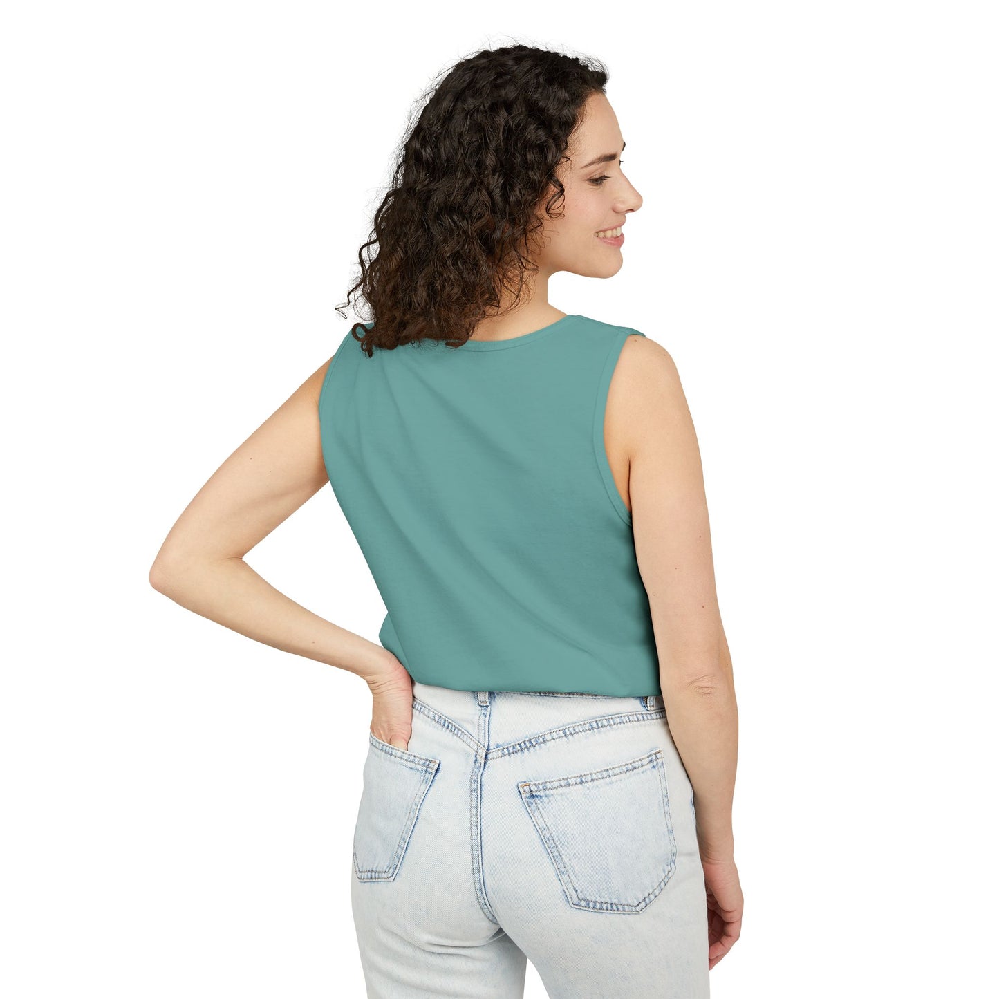 Unisex Garment-Dyed Tank Top - MAGA Graphic Tee for Political Enthusiasts