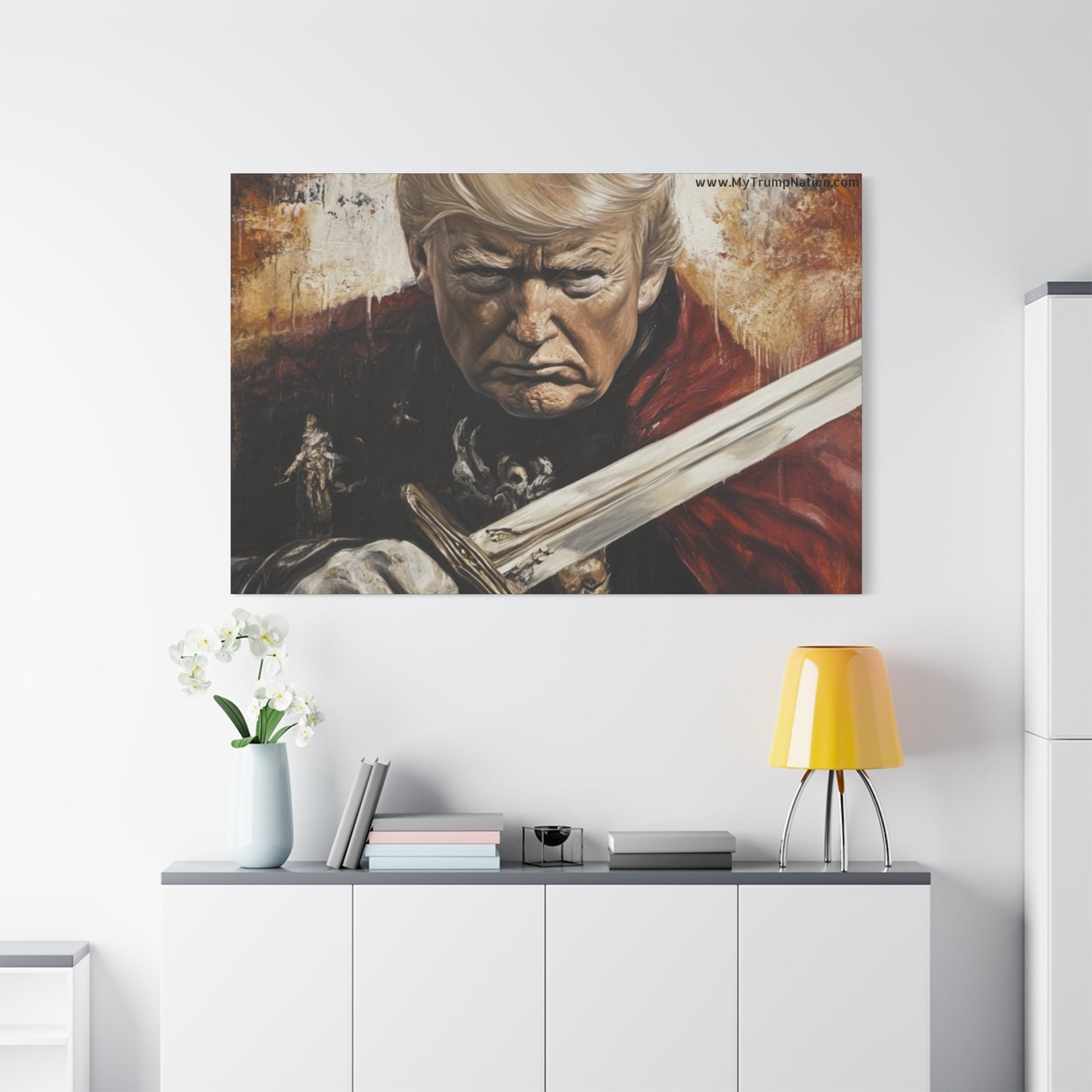 Heroic Canvas Art - Dramatic Portrait of a Leader