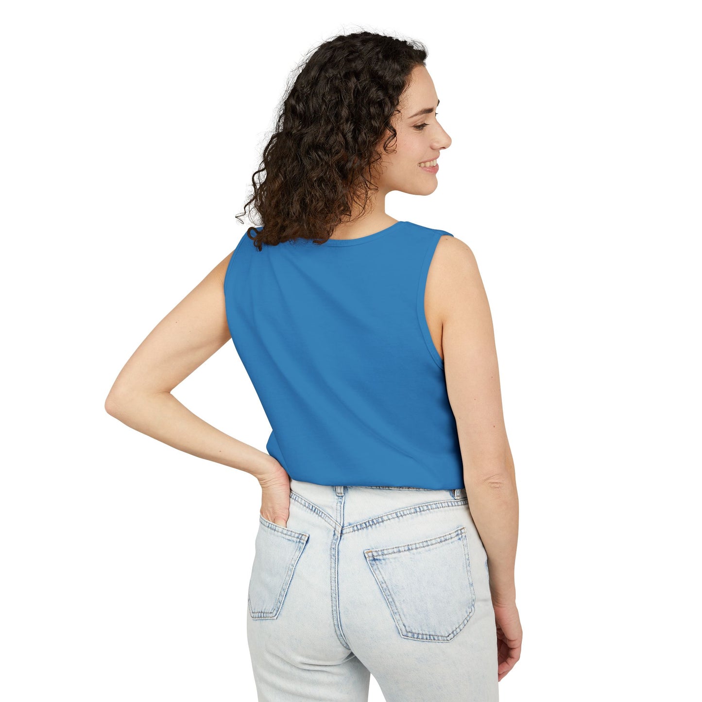 Unisex Garment-Dyed Tank Top - MAGA Graphic Tee for Political Enthusiasts