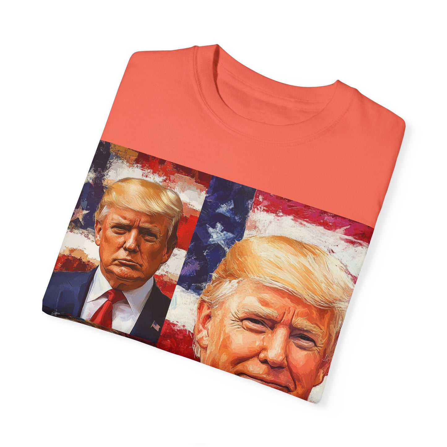 Donald Trump Patriotic Multi-Portrait T-Shirt