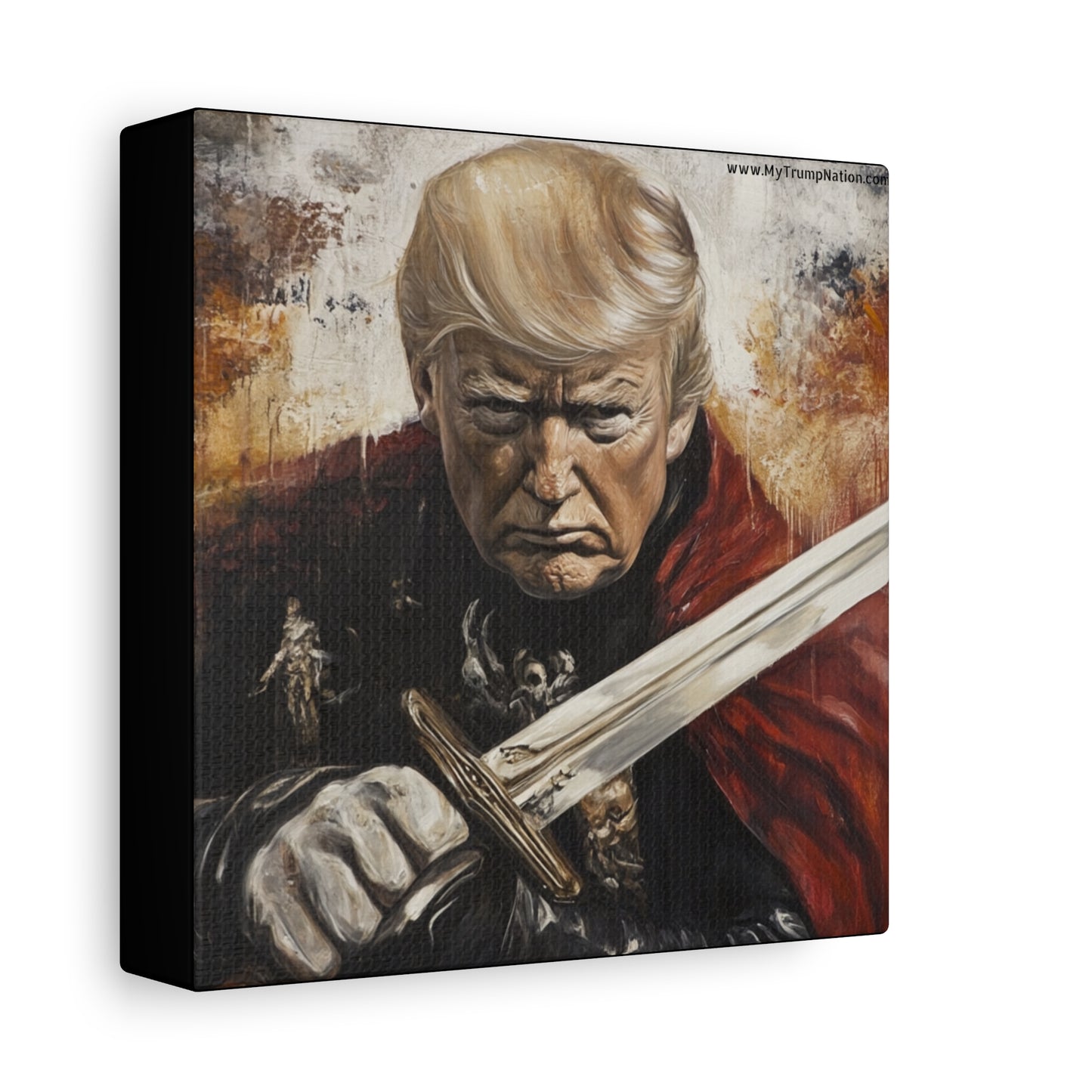 Heroic Canvas Art - Dramatic Portrait of a Leader