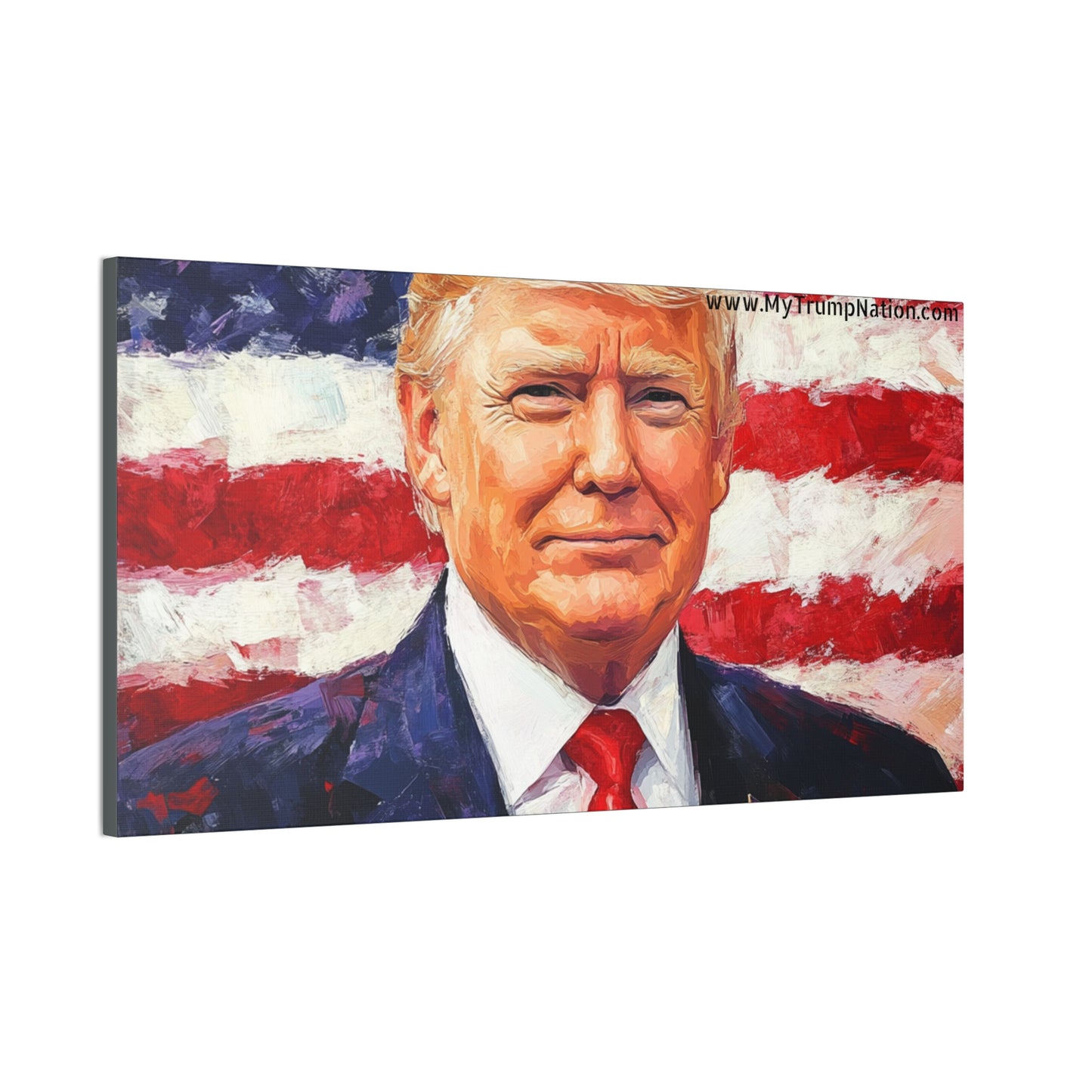 Donald Trump Patriotic Canvas Art
