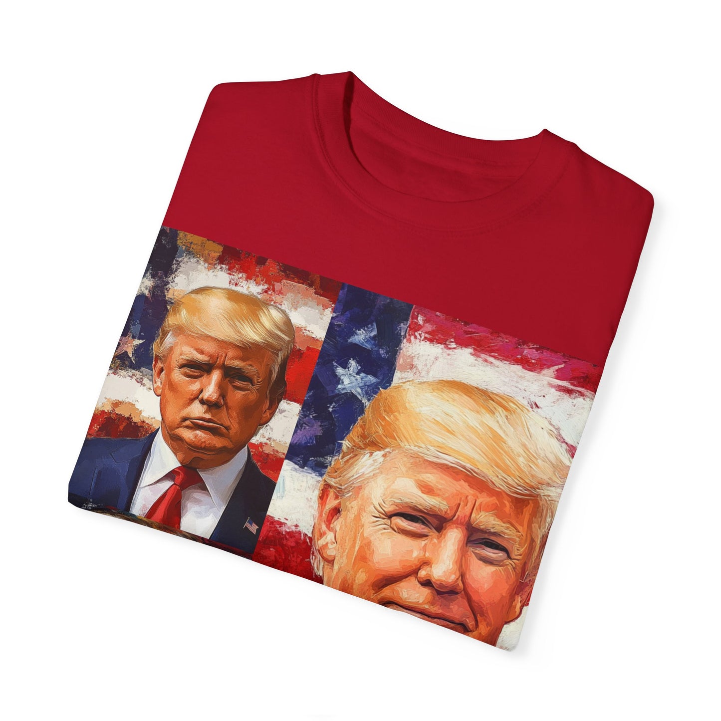 Donald Trump Patriotic Multi-Portrait T-Shirt