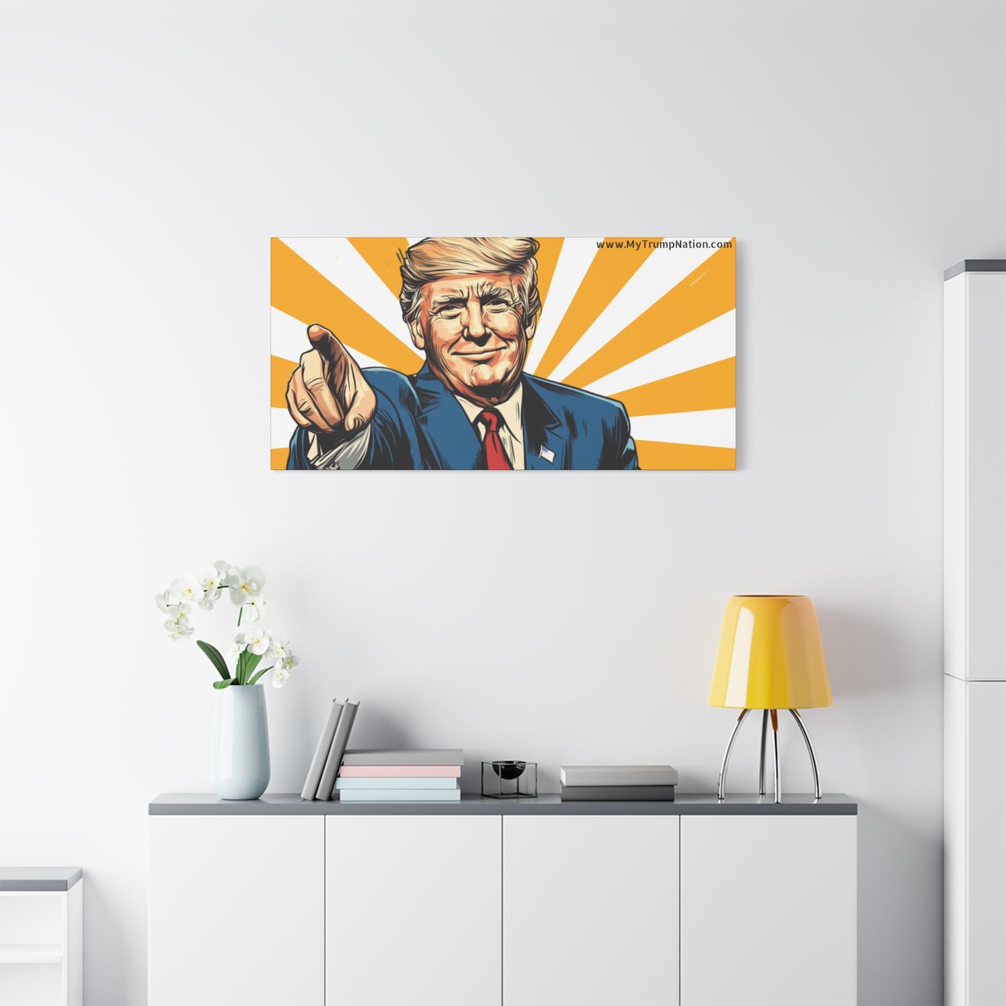 Political Statement Canvas Art - Motivational Trump Design
