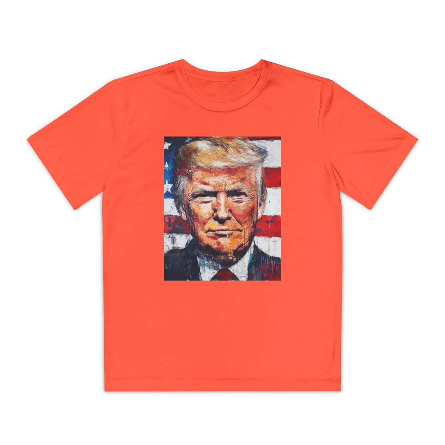 Youth Competitor Tee - Patriotic Donald Trump Art Shirt