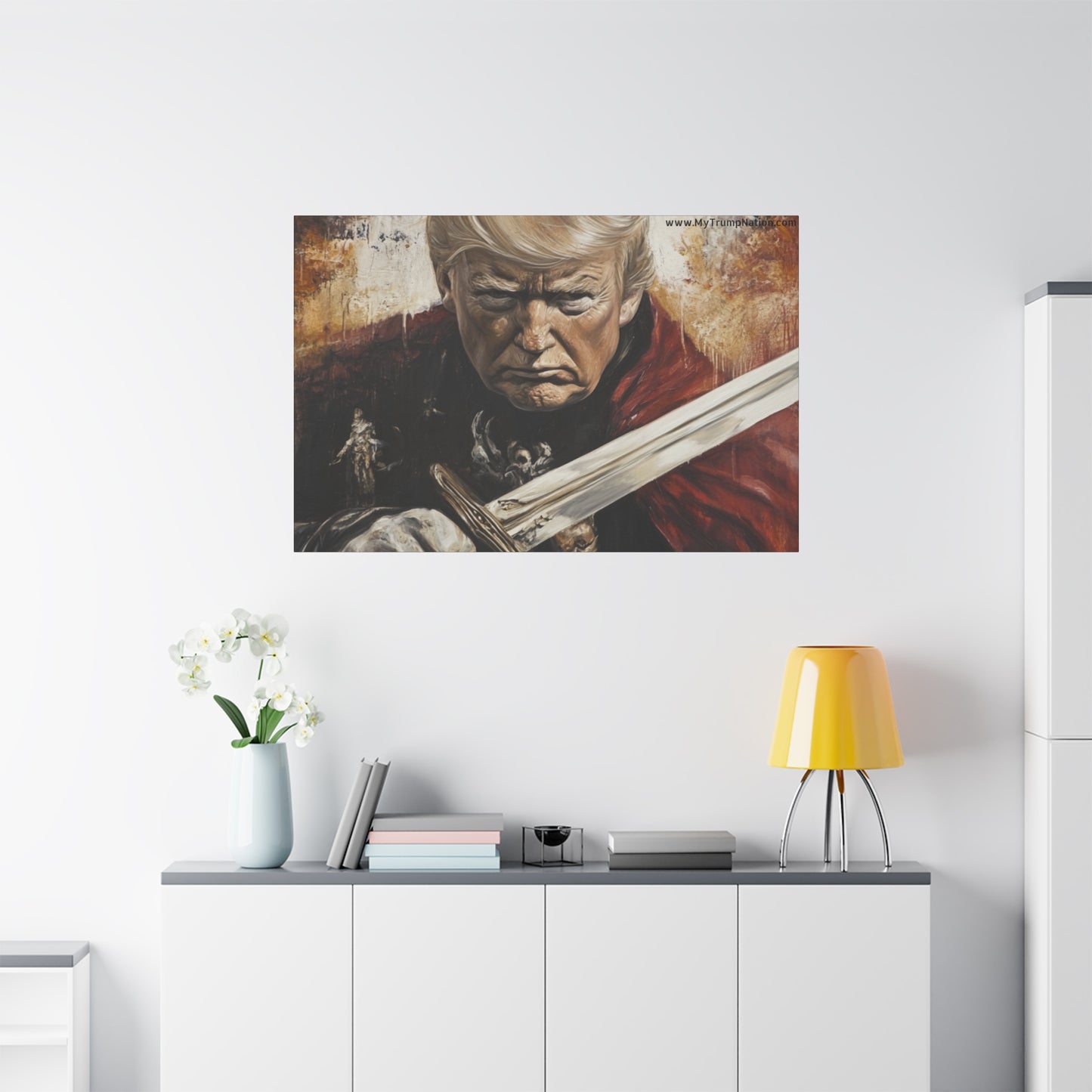 Heroic Canvas Art - Dramatic Portrait of a Leader